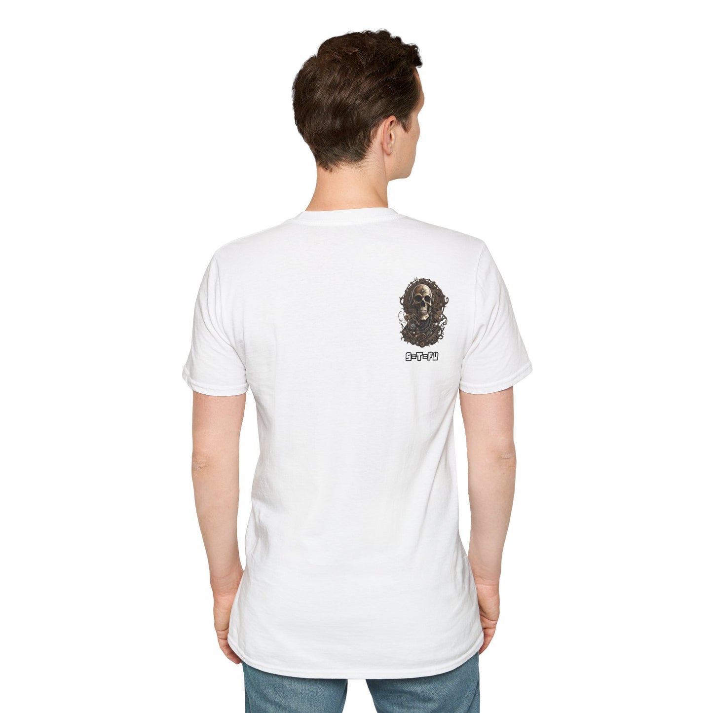 S=T=FU / 006 TSS 001 / Unisex Softstyle T-Shirt / Bronze Skull 01