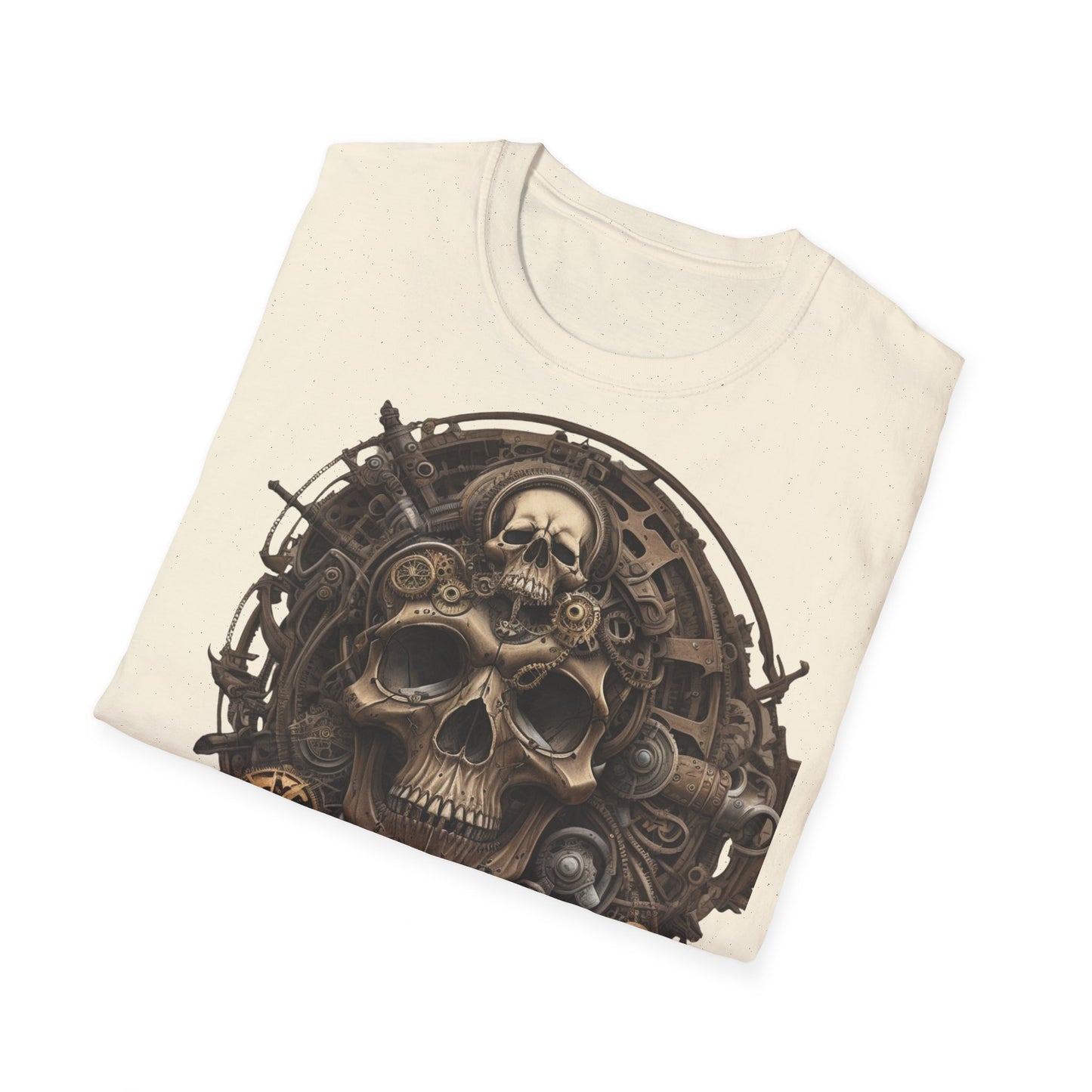 S=T=FU / 006 TSS 001 / Unisex Softstyle T-Shirt / Bronze Skull 01