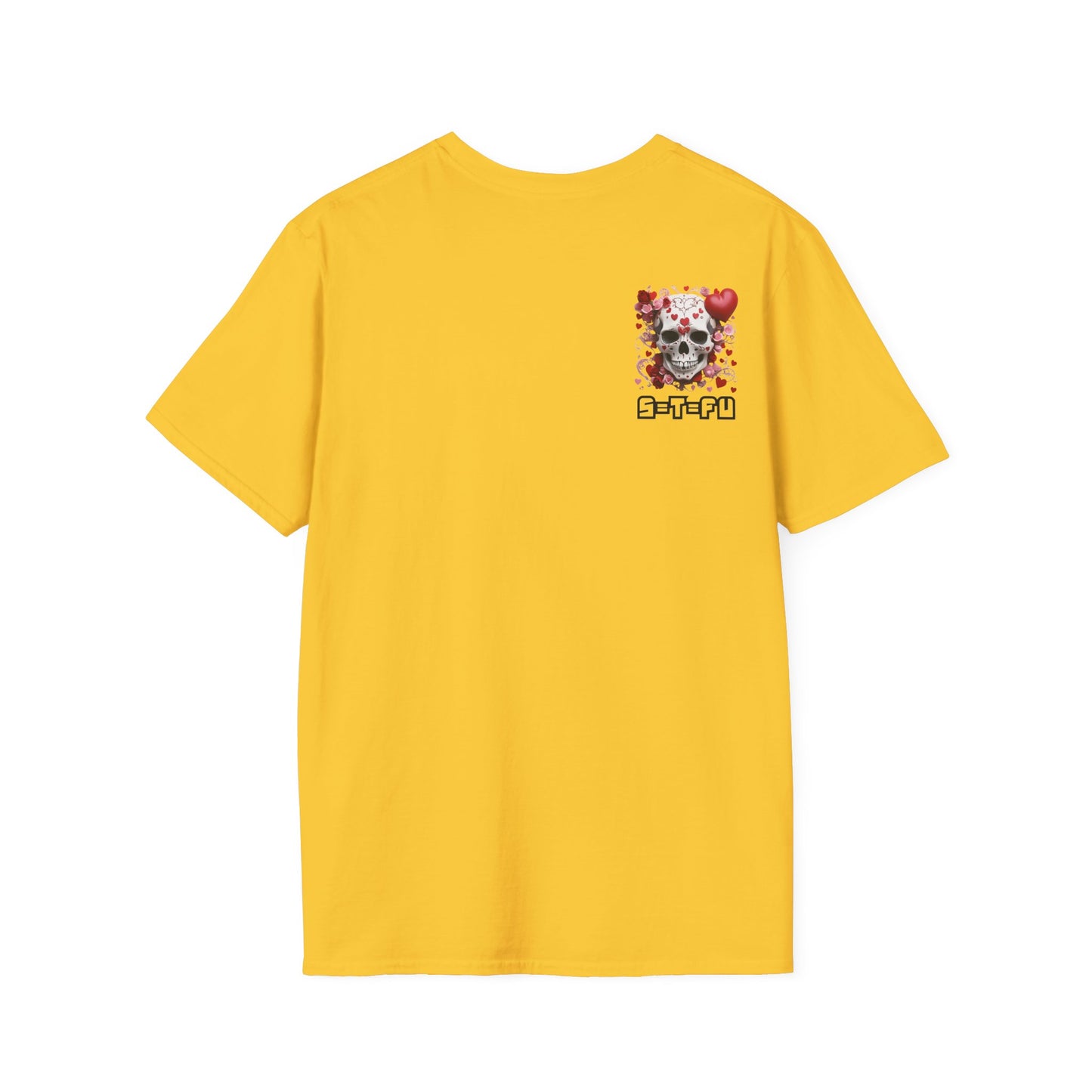 S=T=FU / 015 TVS 001 / Unisex Softstyle T-Shirt / Valentine Skull 01