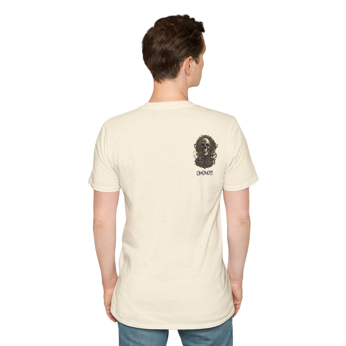 S=T=FU / 006 TSS 001 / Unisex Softstyle T-Shirt / Bronze Skull 01