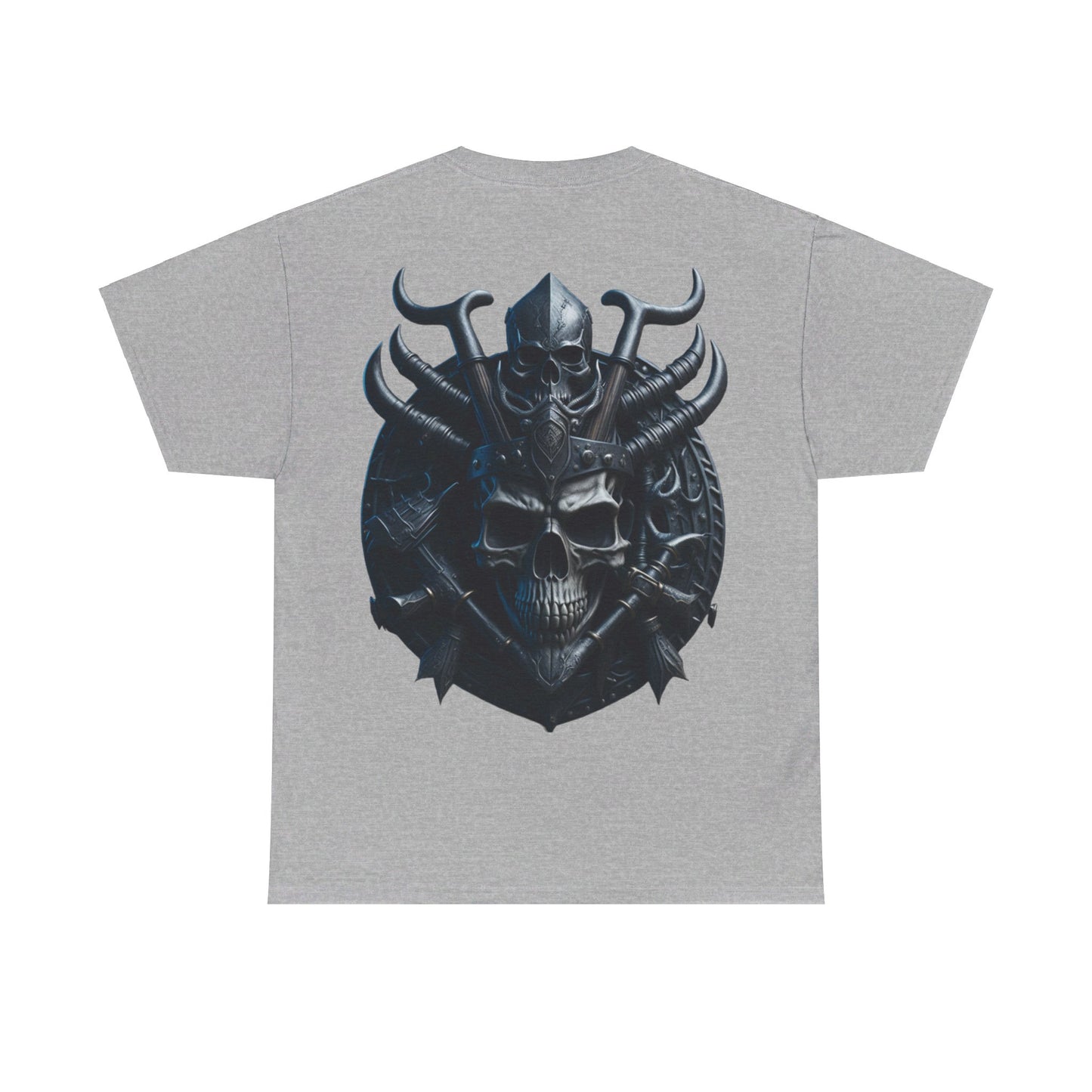 S=T=FU / 001 TSV 001 / Unisex Heavy Cotton Tee / Biker Viking Skull