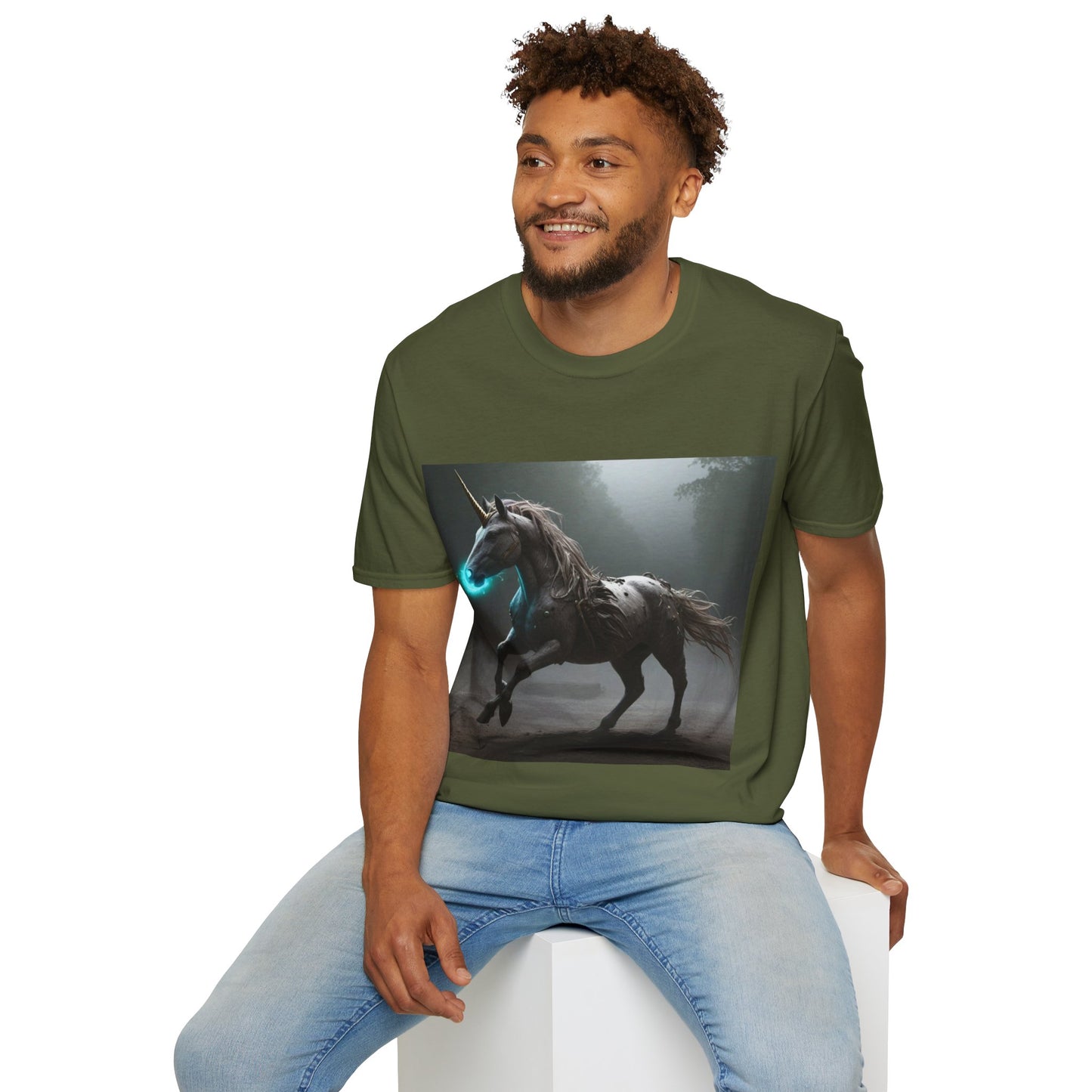 S=T=FU / 004 TAU 001 / Unisex Softstyle T-Shirt / Mystical Unicorn