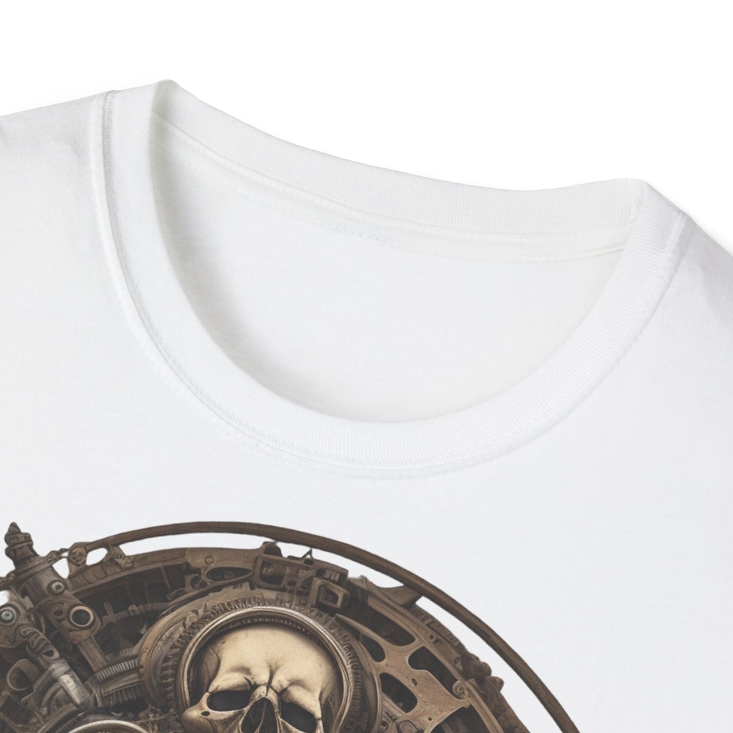 S=T=FU / 006 TSS 001 / Unisex Softstyle T-Shirt / Bronze Skull 01