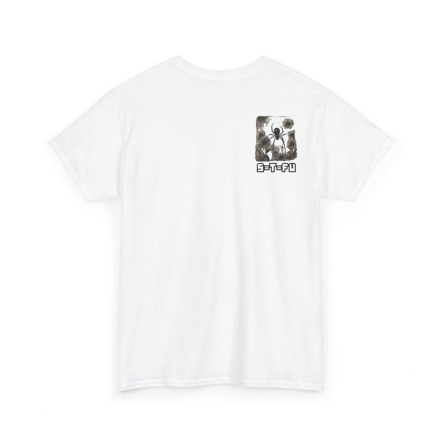 S=T=FU / 010 TAS 001 / Unisex Heavy Cotton Tee / Spider Bow Tie