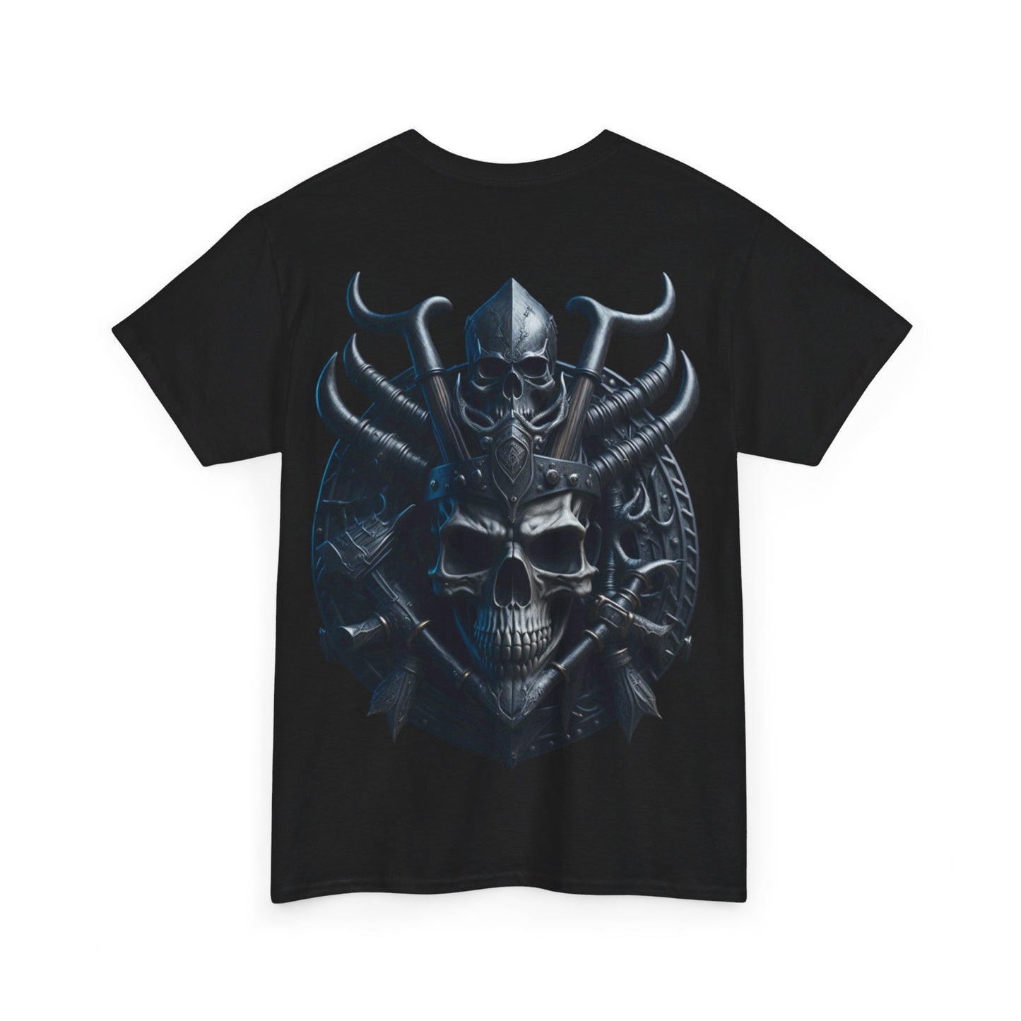S=T=FU / 001 TSV 001 / Unisex Heavy Cotton Tee / Biker Viking Skull