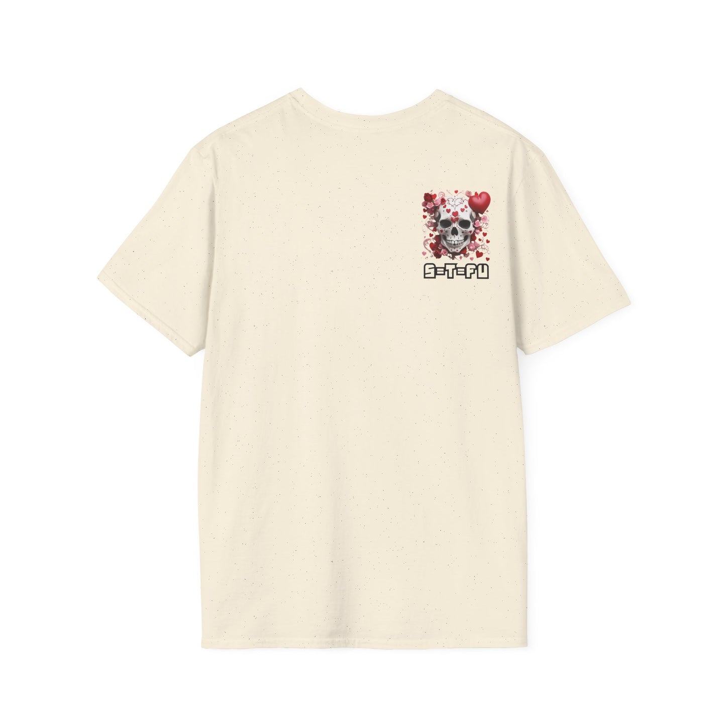 S=T=FU / 015 TVS 001 / Unisex Softstyle T-Shirt / Valentine Skull 01