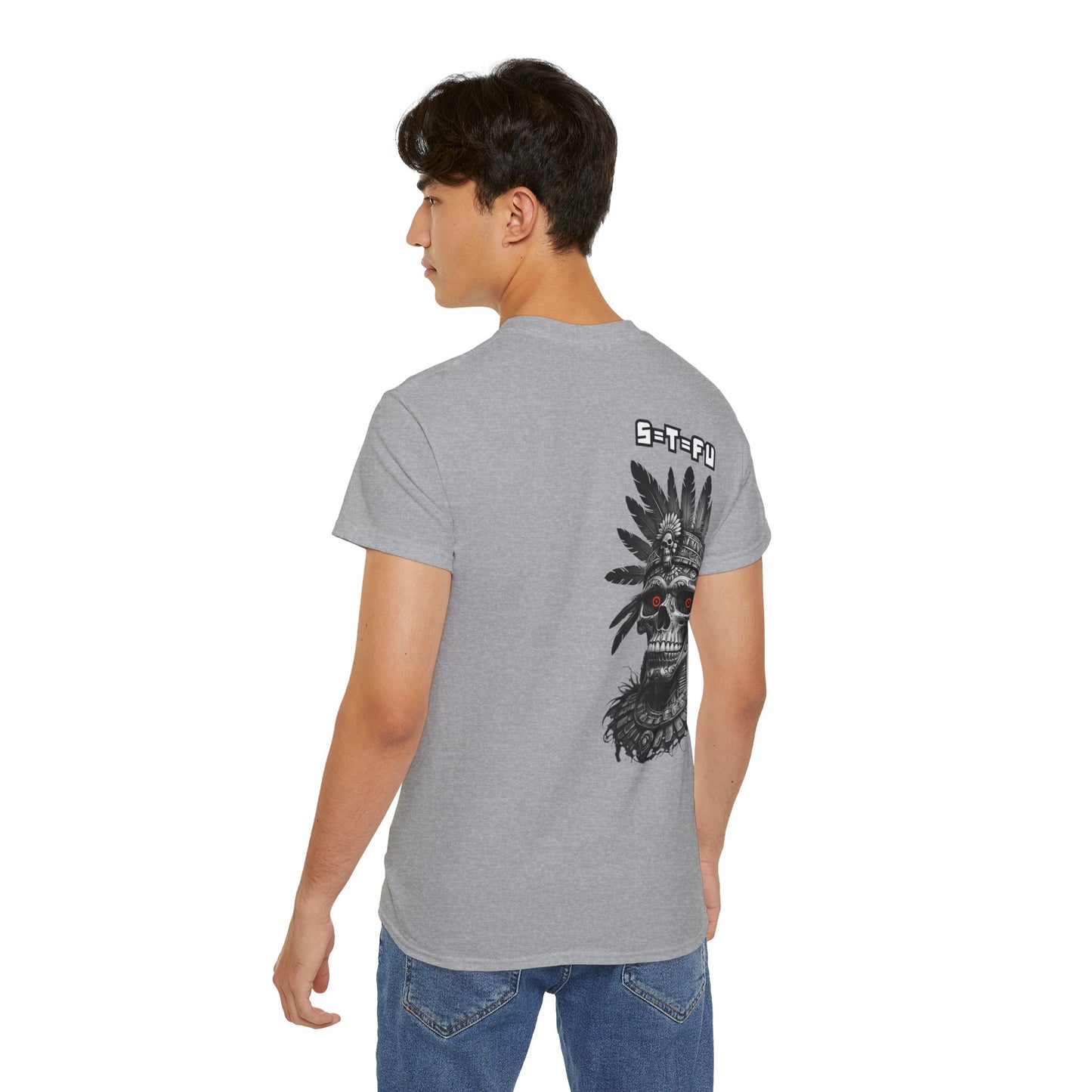 S=T=FU / 008 TSA 001 / Unisex Ultra Cotton Tee / Aztec Mictecacihuatl