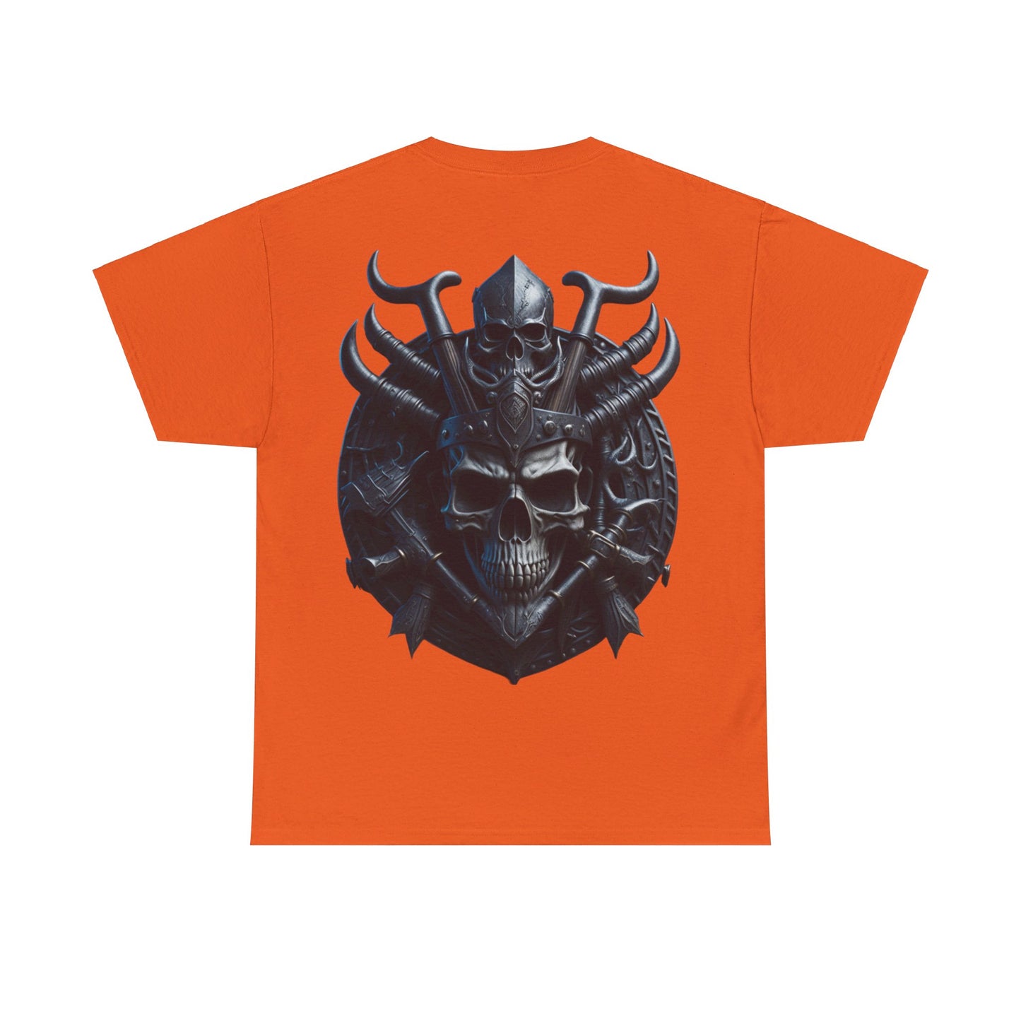S=T=FU / 001 TSV 001 / Unisex Heavy Cotton Tee / Biker Viking Skull