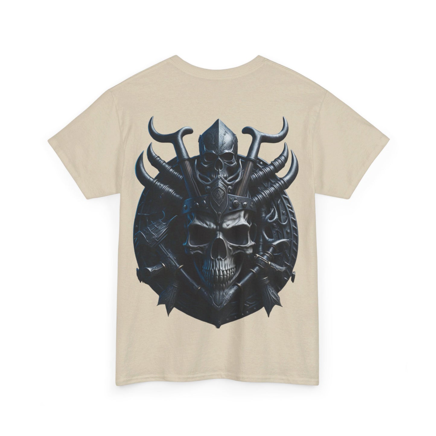S=T=FU / 001 TSV 001 / Unisex Heavy Cotton Tee / Biker Viking Skull