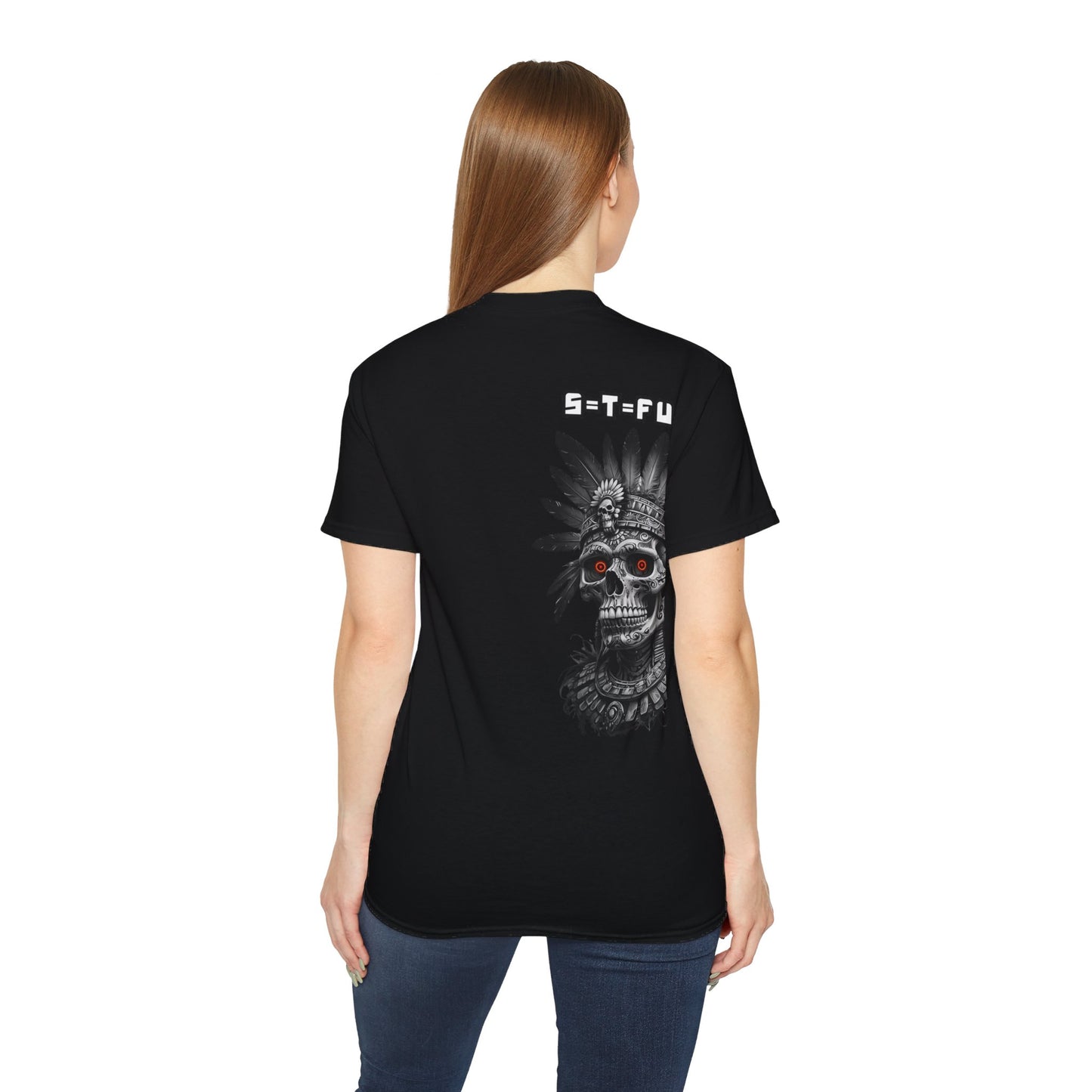 S=T=FU / 008 TSA 001 / Unisex Ultra Cotton Tee / Aztec Mictecacihuatl