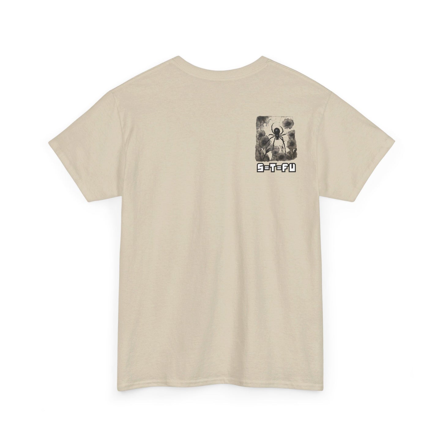 S=T=FU / 010 TAS 001 / Unisex Heavy Cotton Tee / Spider Bow Tie