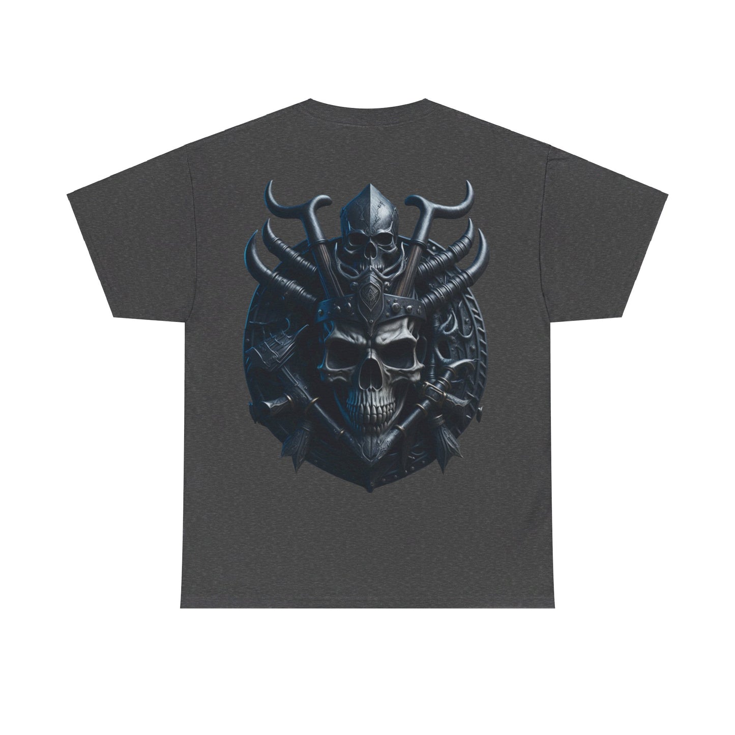 S=T=FU / 001 TSV 001 / Unisex Heavy Cotton Tee / Biker Viking Skull