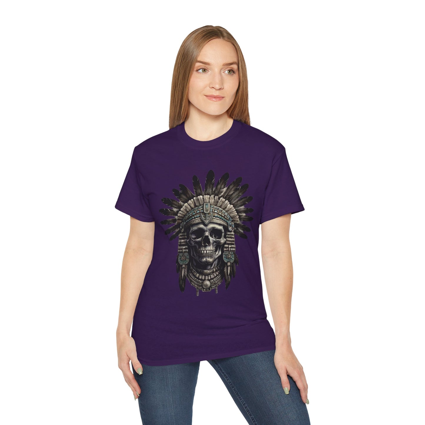 S=T=FU / 008 TSA 001 / Unisex Ultra Cotton Tee / Aztec Mictecacihuatl