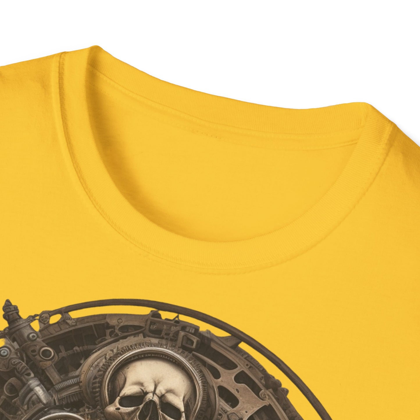 S=T=FU / 006 TSS 001 / Unisex Softstyle T-Shirt / Bronze Skull 01