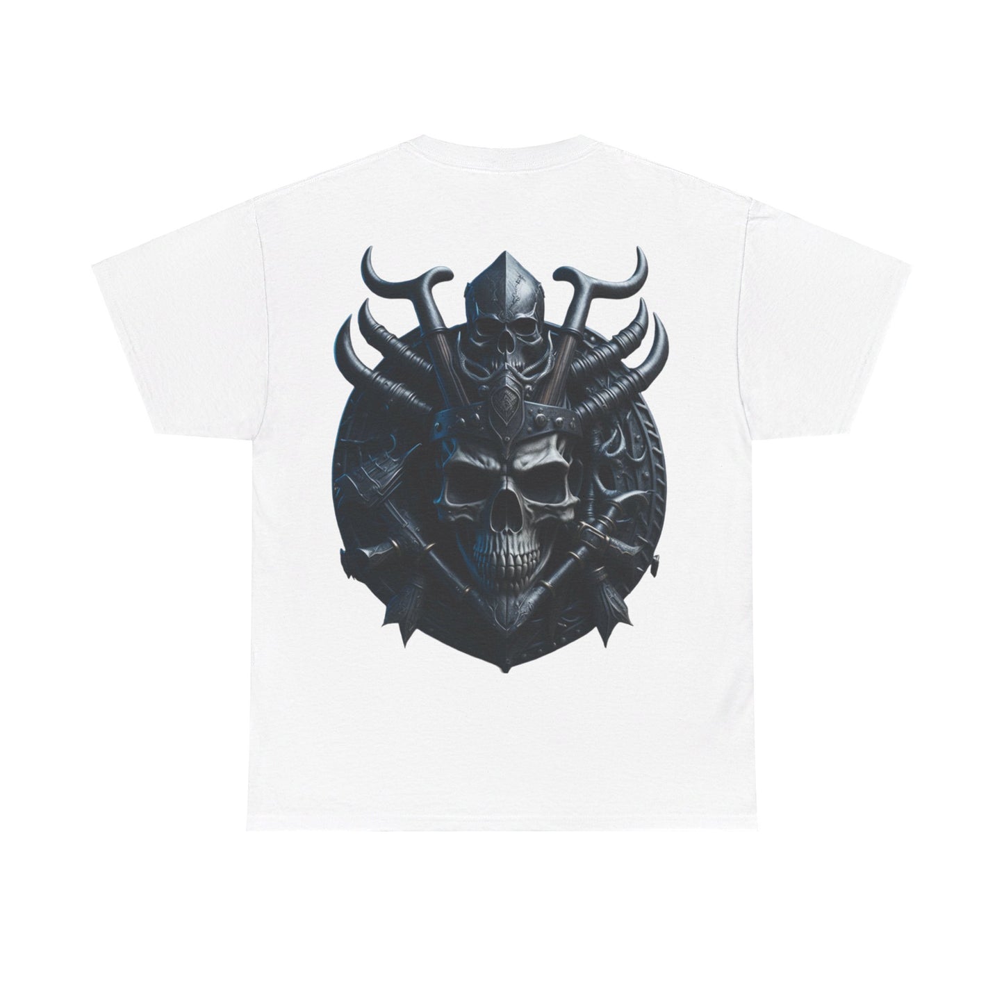 S=T=FU / 001 TSV 001 / Unisex Heavy Cotton Tee / Biker Viking Skull