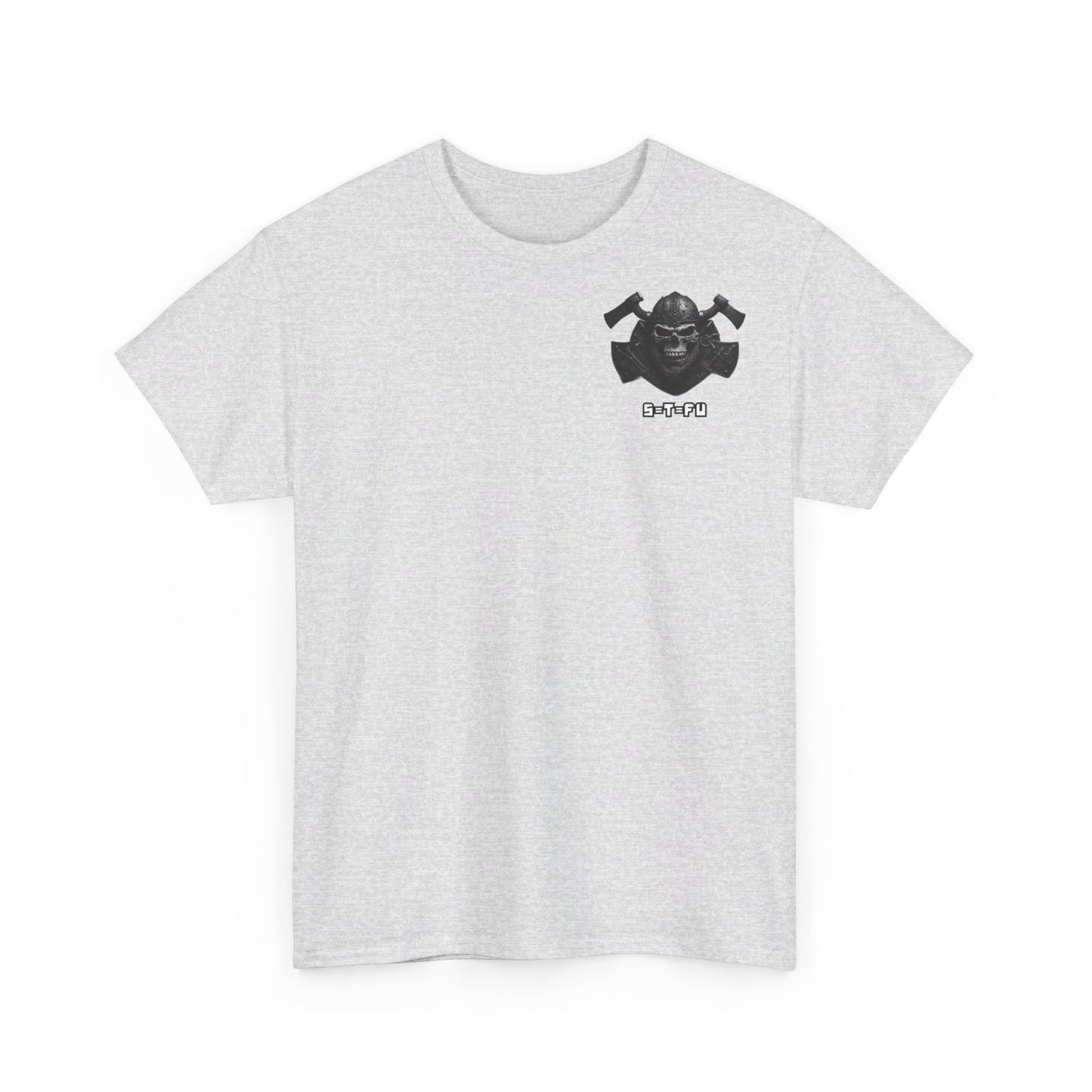 S=T=FU / 001 TSV 001 / Unisex Heavy Cotton Tee / Biker Viking Skull