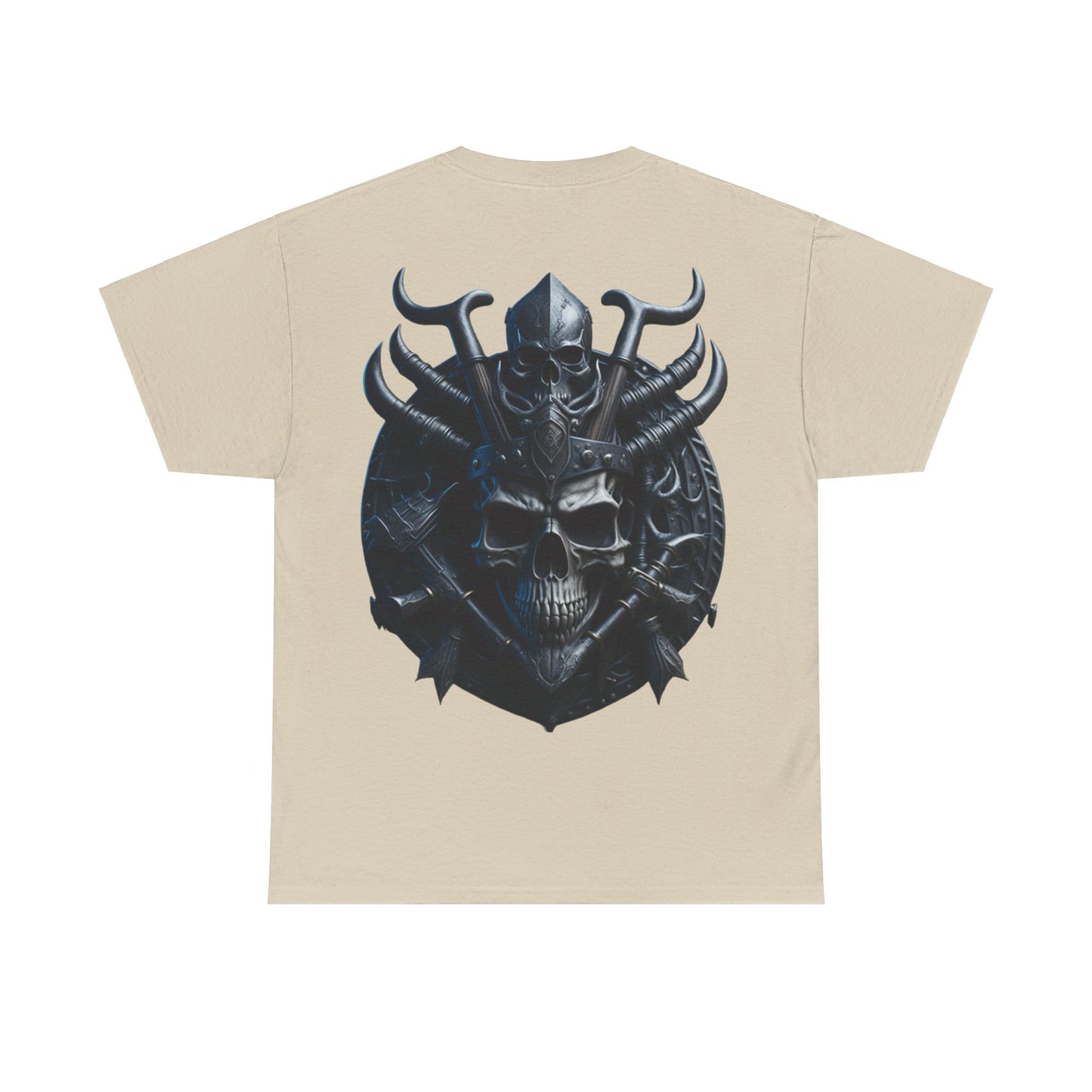 S=T=FU / 001 TSV 001 / Unisex Heavy Cotton Tee / Biker Viking Skull