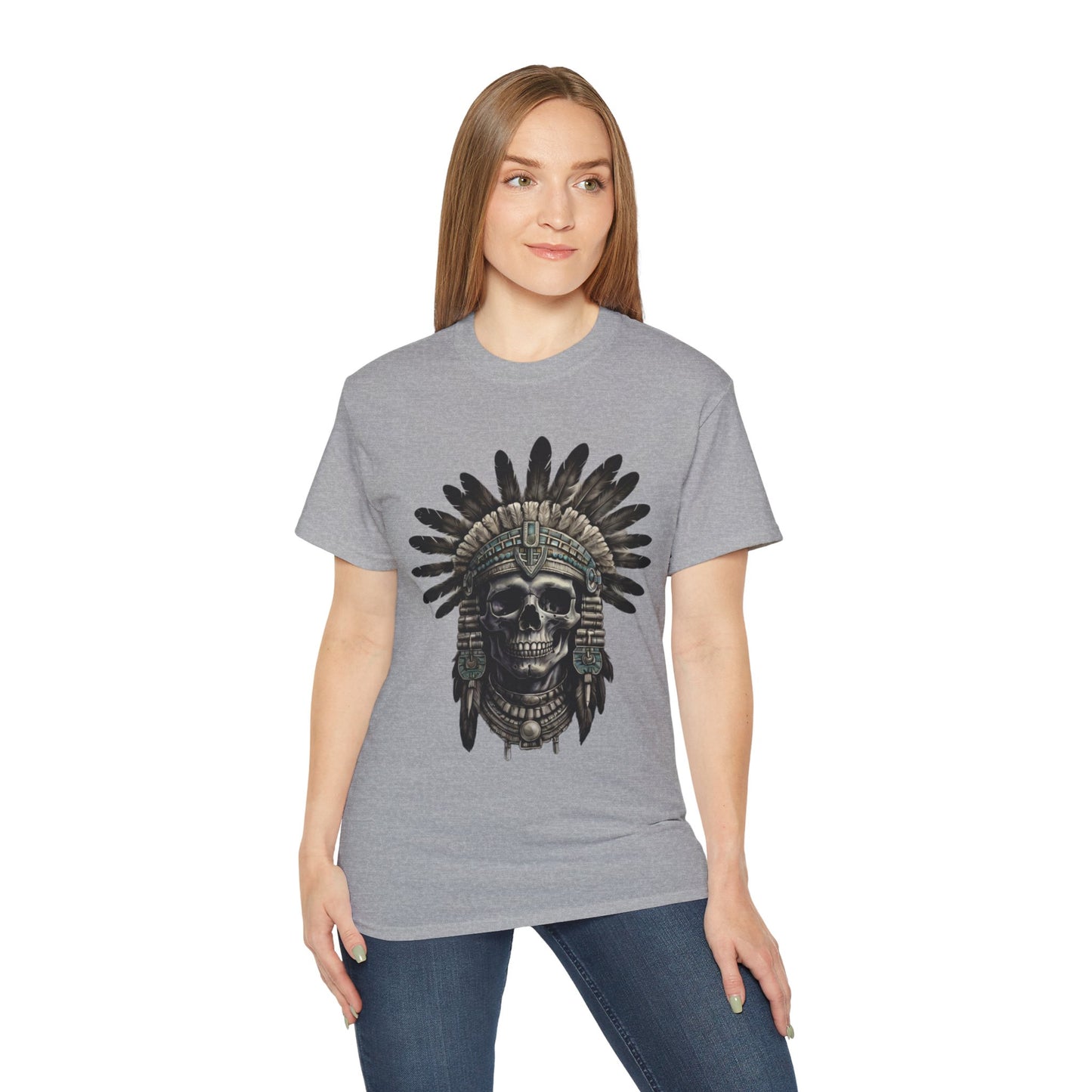 S=T=FU / 008 TSA 001 / Unisex Ultra Cotton Tee / Aztec Mictecacihuatl