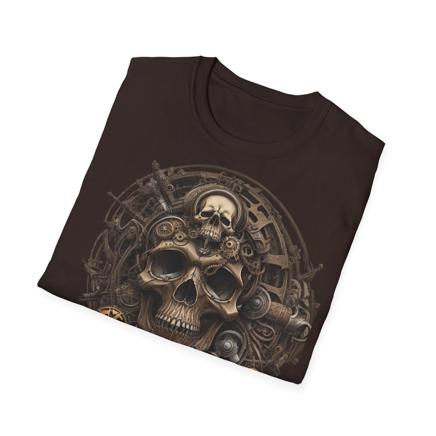 S=T=FU / 006 TSS 001 / Unisex Softstyle T-Shirt / Bronze Skull 01