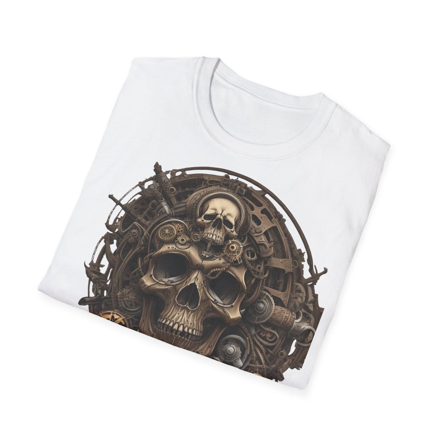 S=T=FU / 006 TSS 001 / Unisex Softstyle T-Shirt / Bronze Skull 01