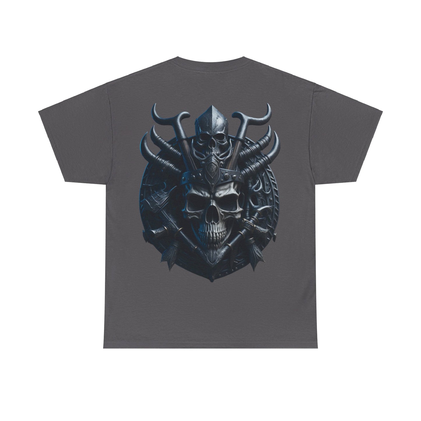 S=T=FU / 001 TSV 001 / Unisex Heavy Cotton Tee / Biker Viking Skull