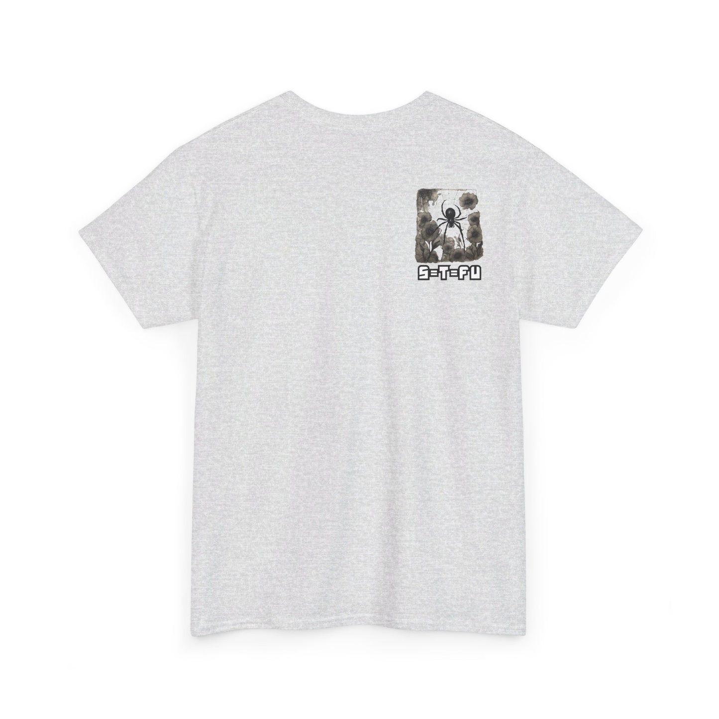 S=T=FU / 010 TAS 001 / Unisex Heavy Cotton Tee / Spider Bow Tie