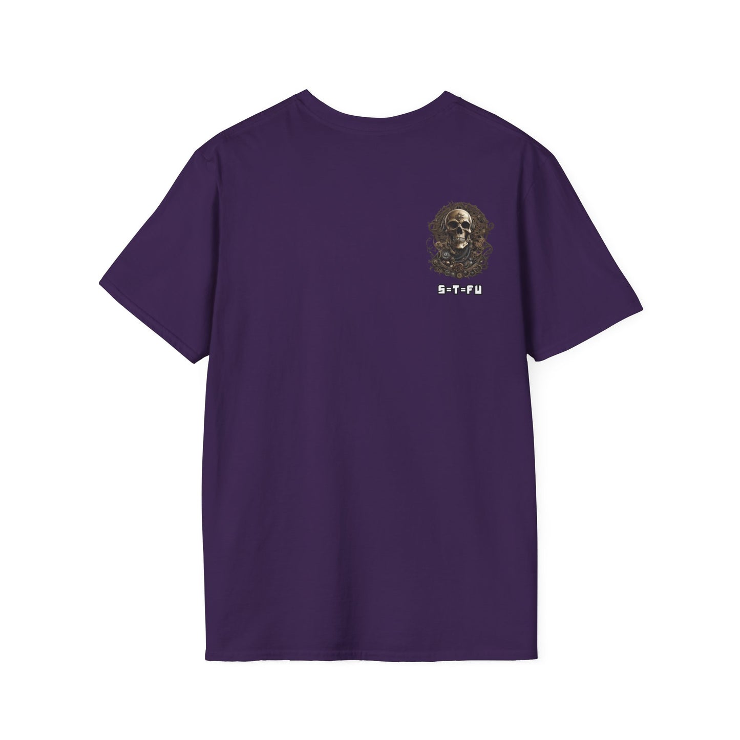 S=T=FU / 006 TSS 001 / Unisex Softstyle T-Shirt / Bronze Skull 01