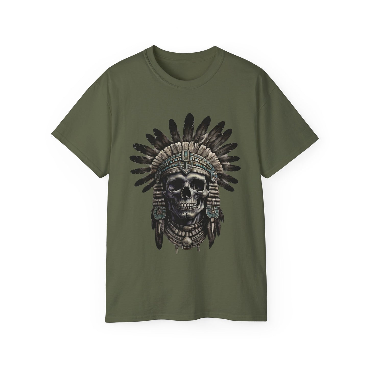 S=T=FU / 008 TSA 001 / Unisex Ultra Cotton Tee / Aztec Mictecacihuatl