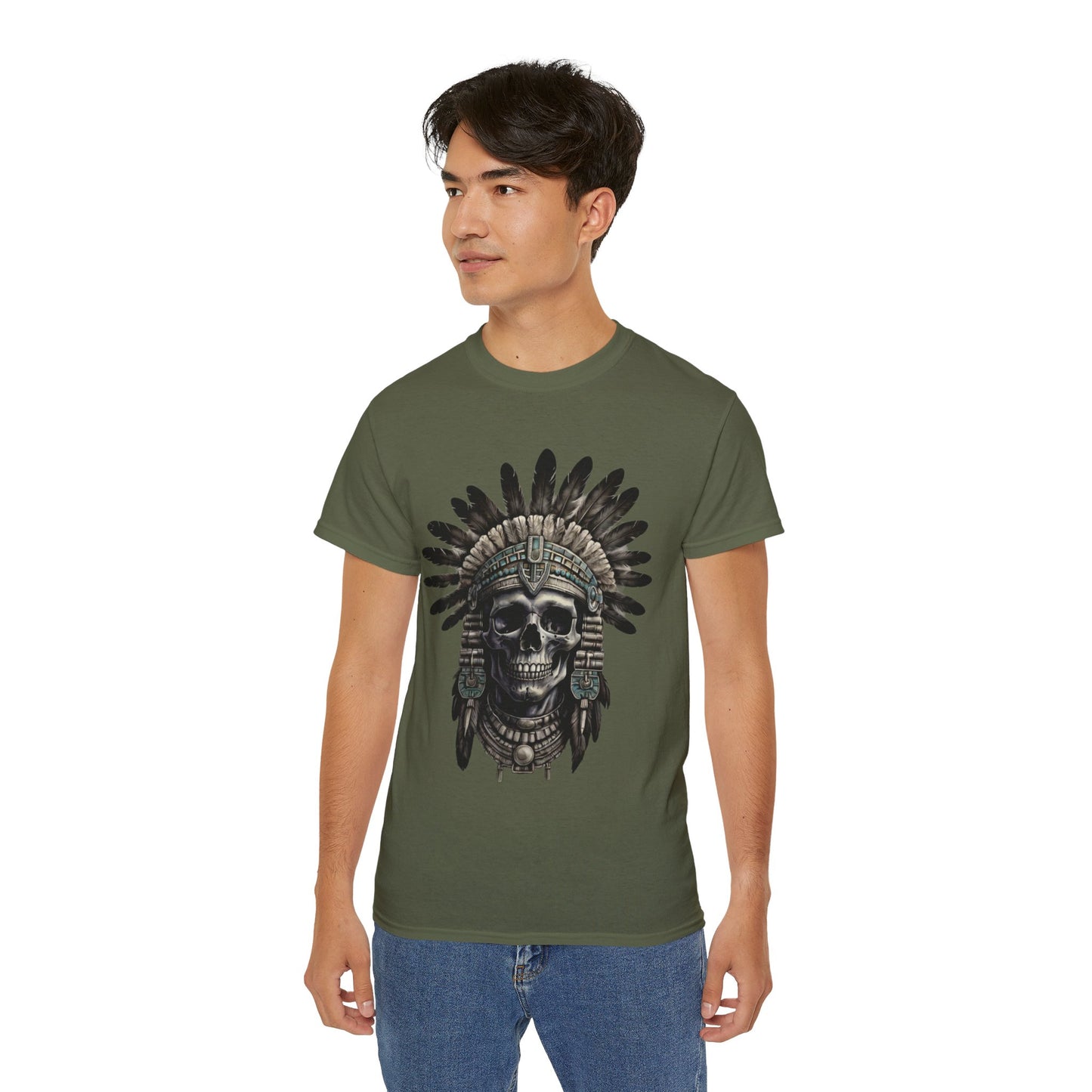 S=T=FU / 008 TSA 001 / Unisex Ultra Cotton Tee / Aztec Mictecacihuatl