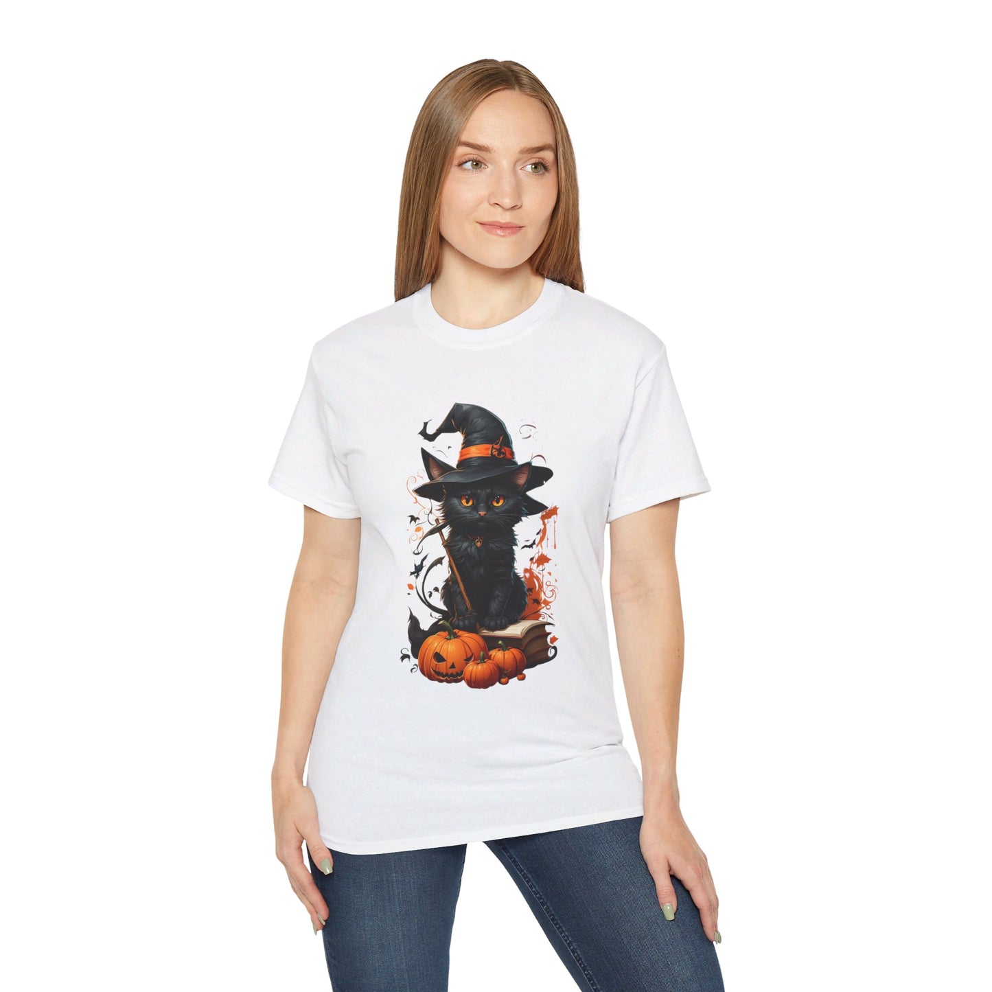 S=T=FU / 011 THC 001 / Unisex Ultra Cotton Tee / Halloween Cat 01