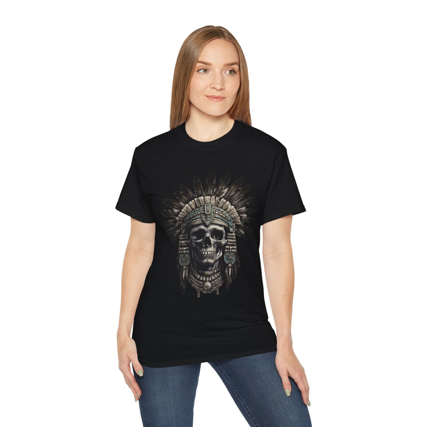 S=T=FU / 008 TSA 001 / Unisex Ultra Cotton Tee / Aztec Mictecacihuatl