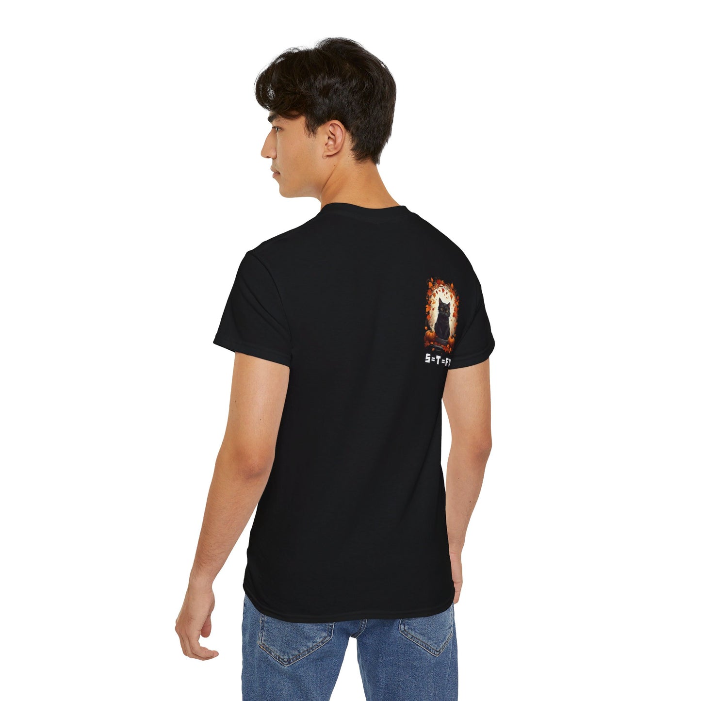 S=T=FU / 011 THC 001 / Unisex Ultra Cotton Tee / Halloween Cat 01