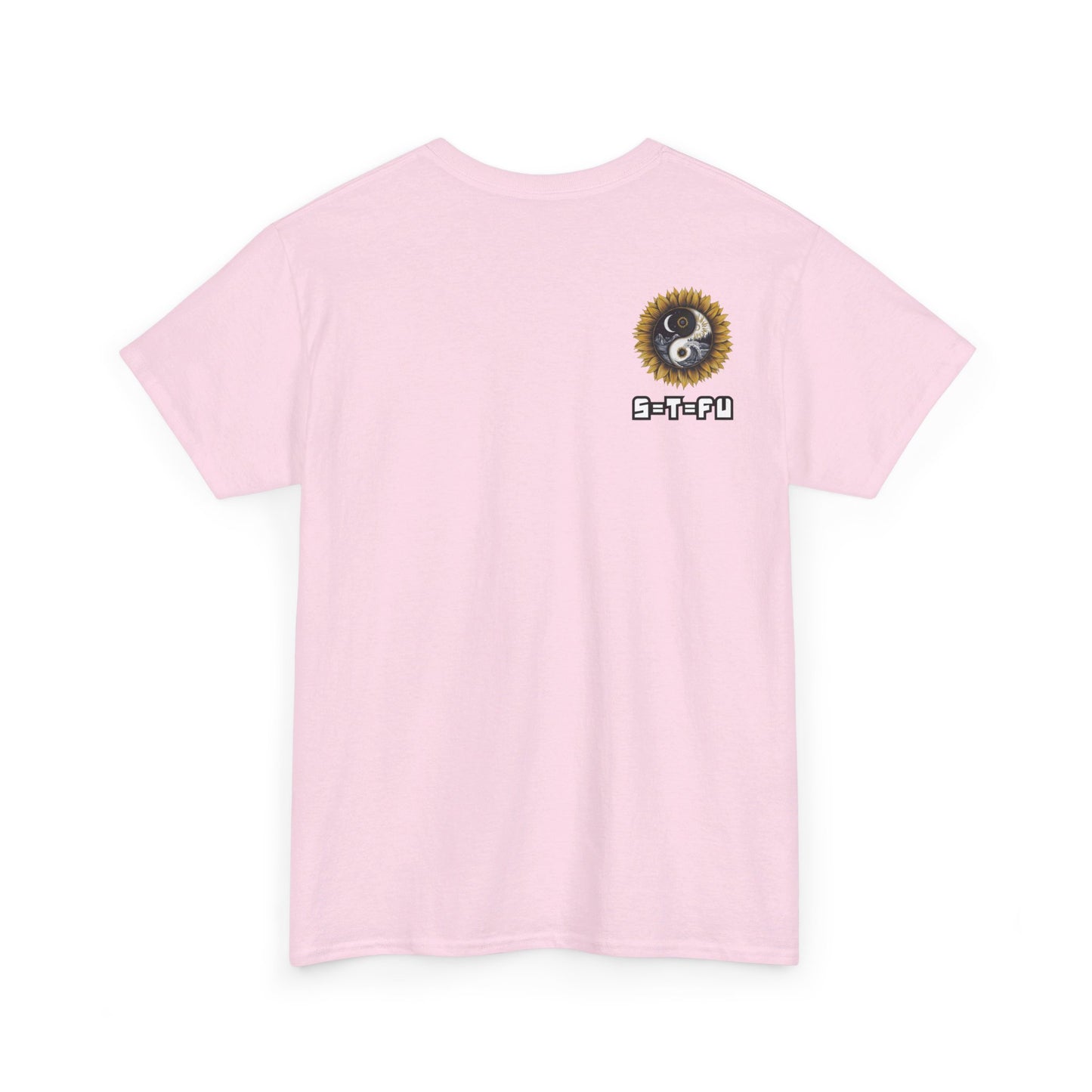 S=T=FU / 009 TAY 001 / Unisex Heavy Cotton Tee / Yin Yang Sunflower