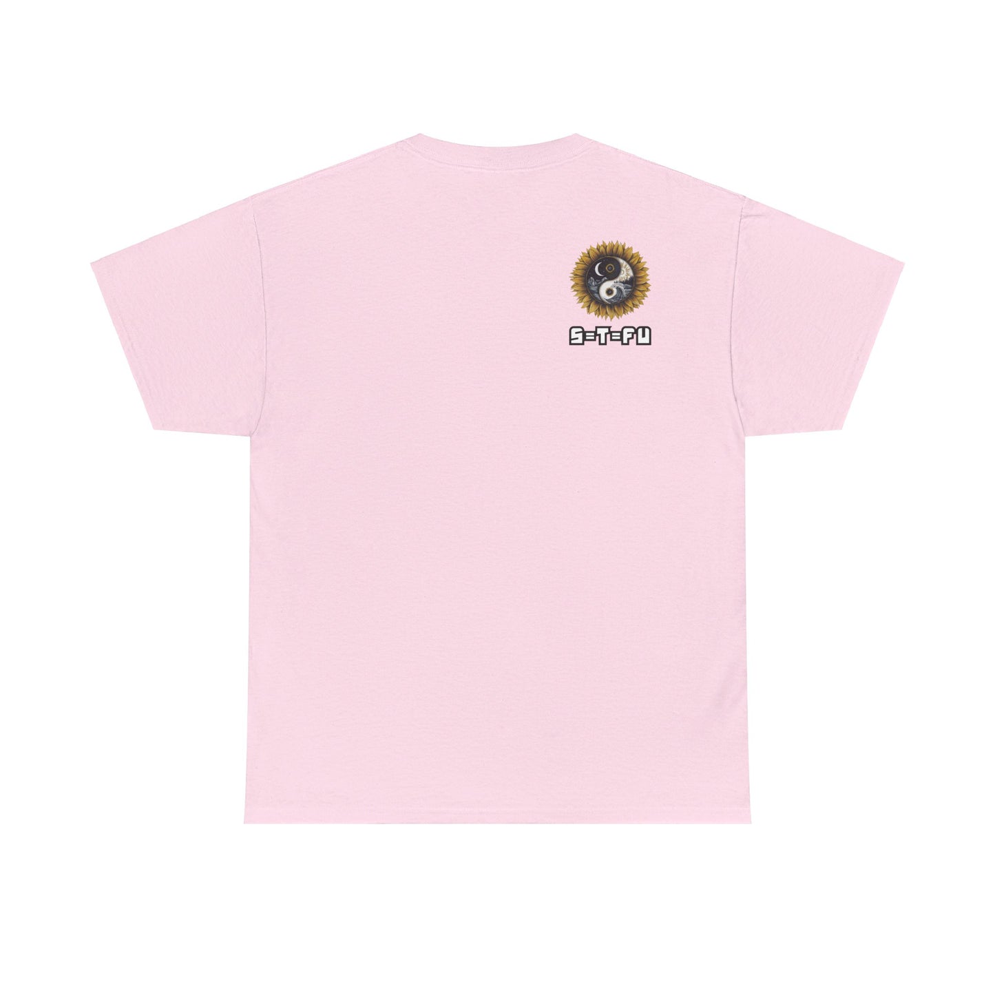 S=T=FU / 009 TAY 001 / Unisex Heavy Cotton Tee / Yin Yang Sunflower