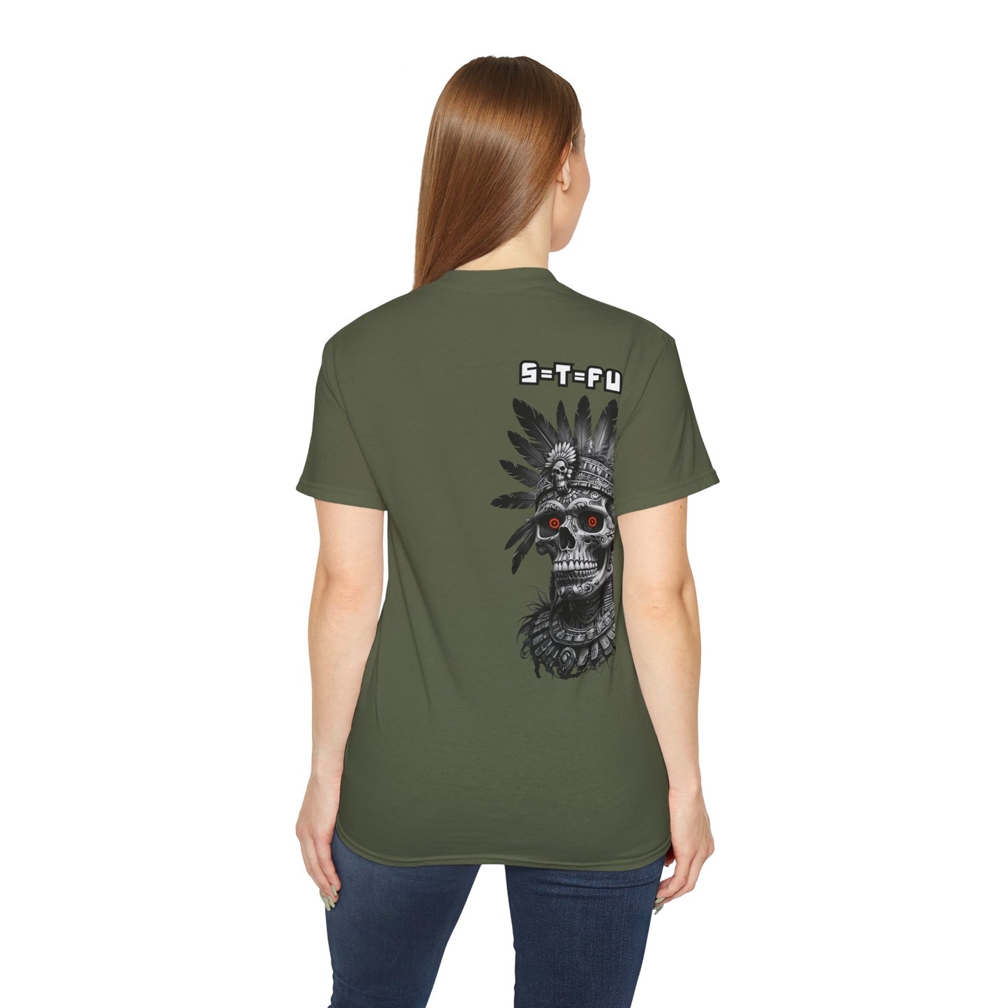 S=T=FU / 008 TSA 001 / Unisex Ultra Cotton Tee / Aztec Mictecacihuatl