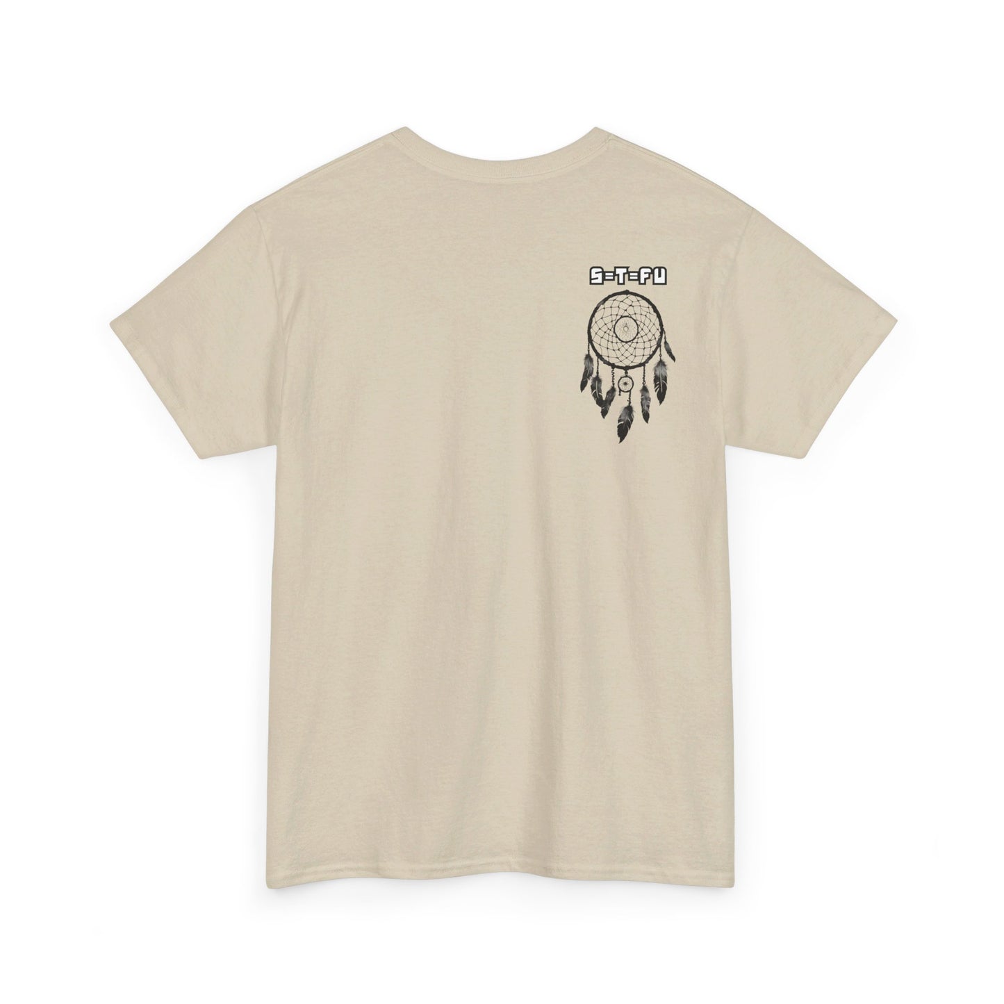 S=T=FU / 007 TSI 001 / Unisex Heavy Cotton Tee / Native American Skull