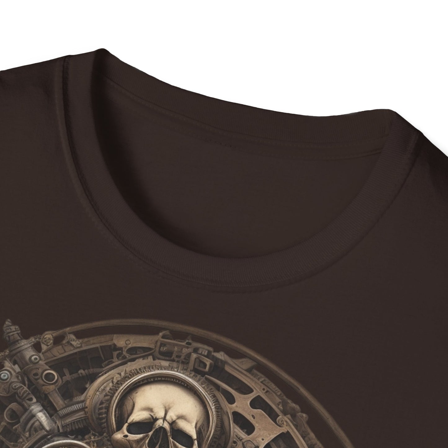 S=T=FU / 006 TSS 001 / Unisex Softstyle T-Shirt / Bronze Skull 01