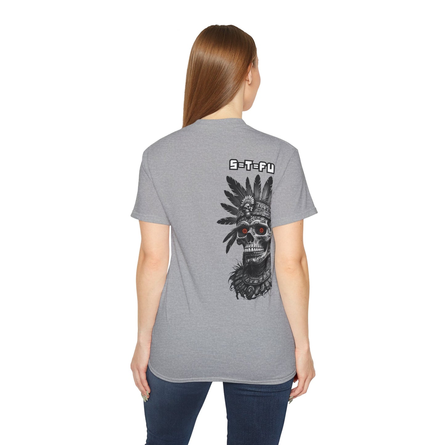 S=T=FU / 008 TSA 001 / Unisex Ultra Cotton Tee / Aztec Mictecacihuatl