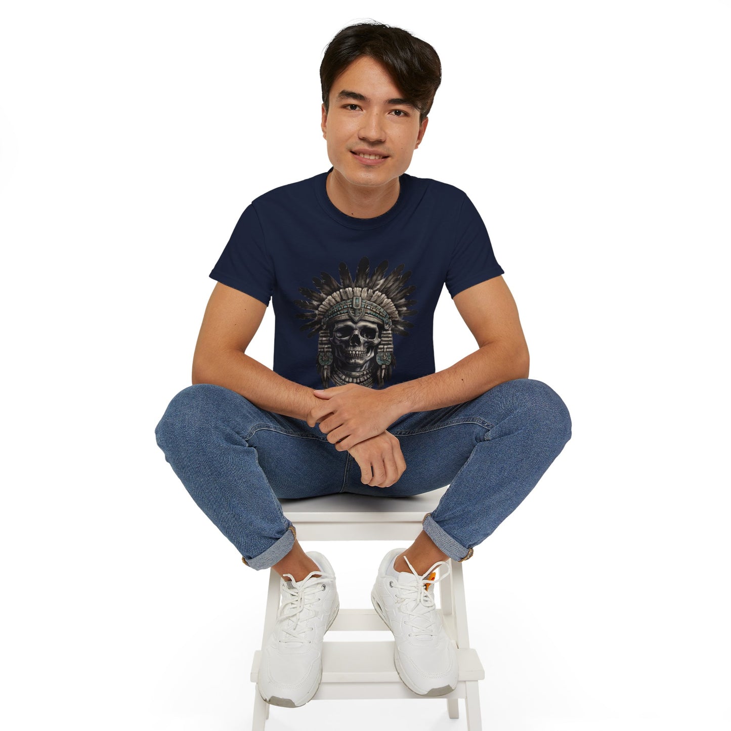 S=T=FU / 008 TSA 001 / Unisex Ultra Cotton Tee / Aztec Mictecacihuatl