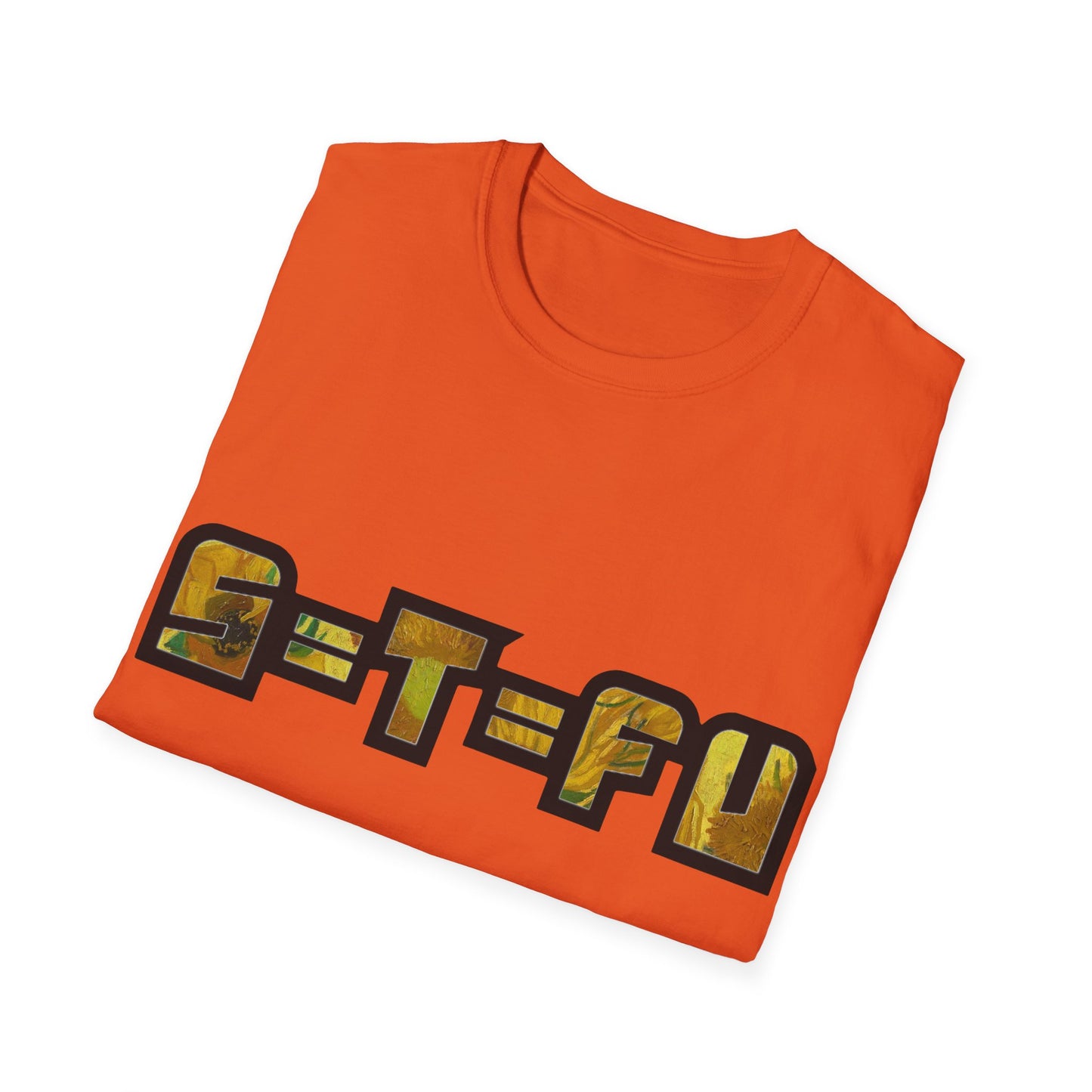 S=T=FU / 013 TBS 001 / Unisex Softstyle T-Shirt / On Brand Sunflowers