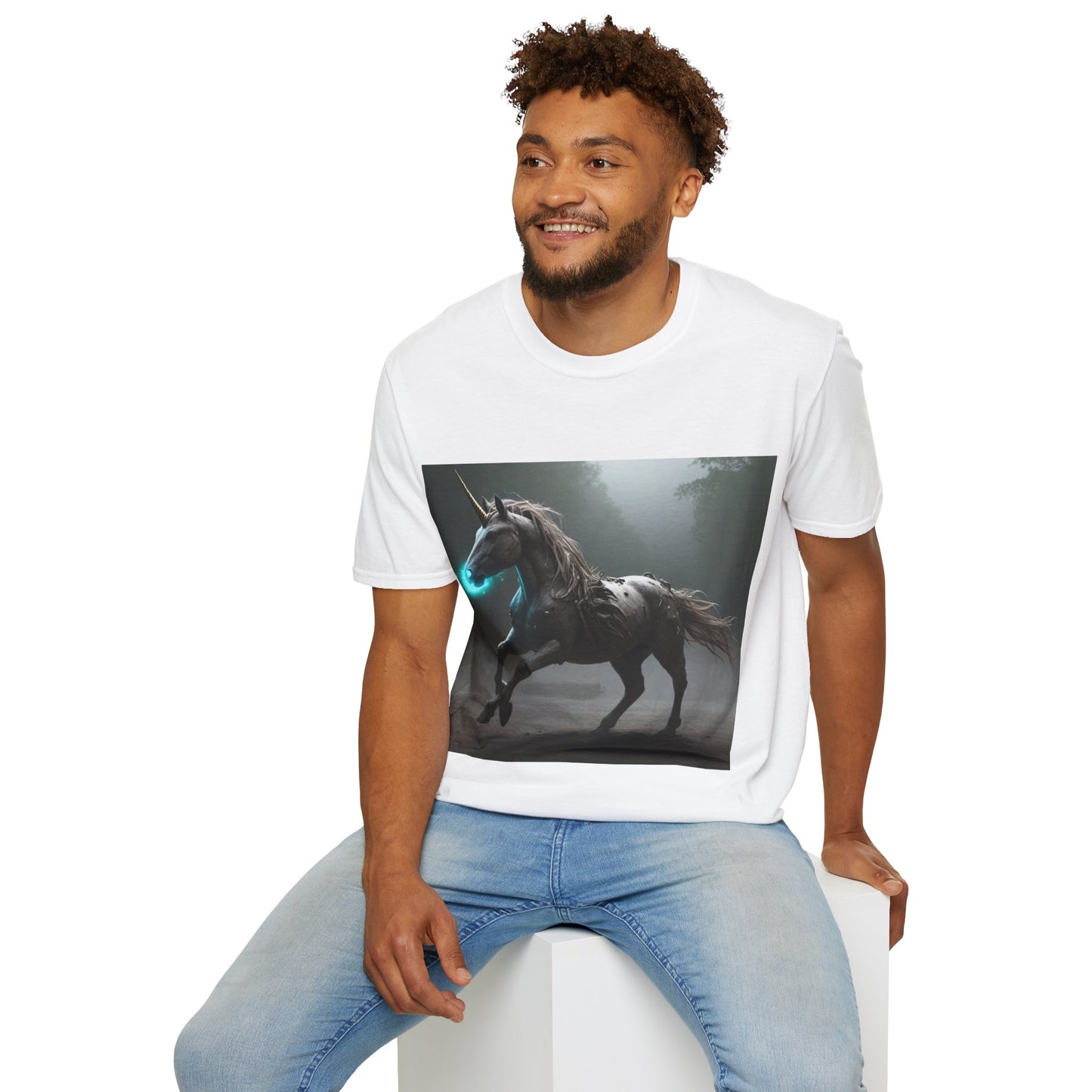 S=T=FU / 004 TAU 001 / Unisex Softstyle T-Shirt / Mystical Unicorn