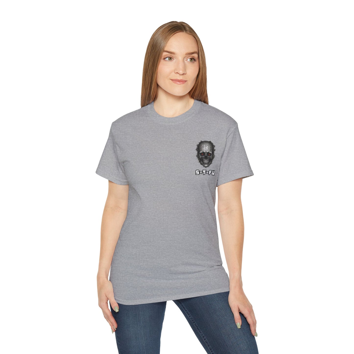 S=T=FU / 012 TSD 001 / Unisex Ultra Cotton Tee / Biker Devil Skull