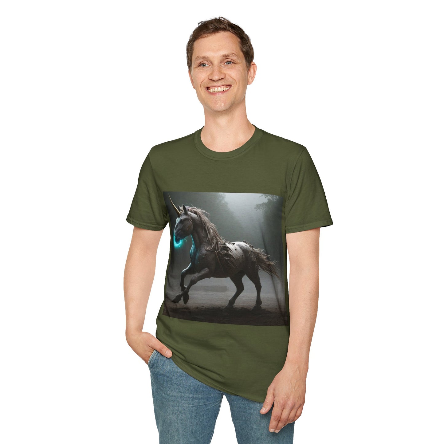 S=T=FU / 004 TAU 001 / Unisex Softstyle T-Shirt / Mystical Unicorn
