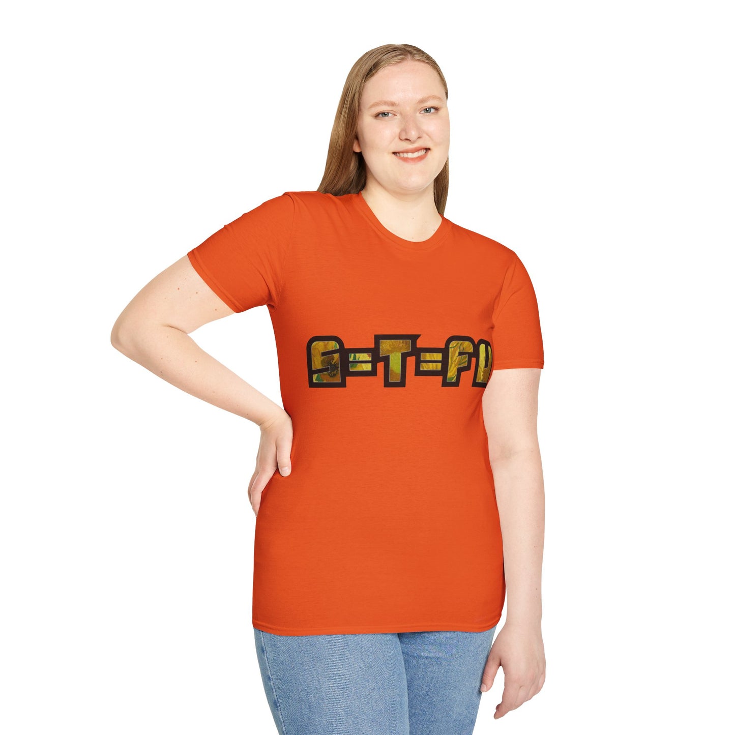 S=T=FU / 013 TBS 001 / Unisex Softstyle T-Shirt / On Brand Sunflowers