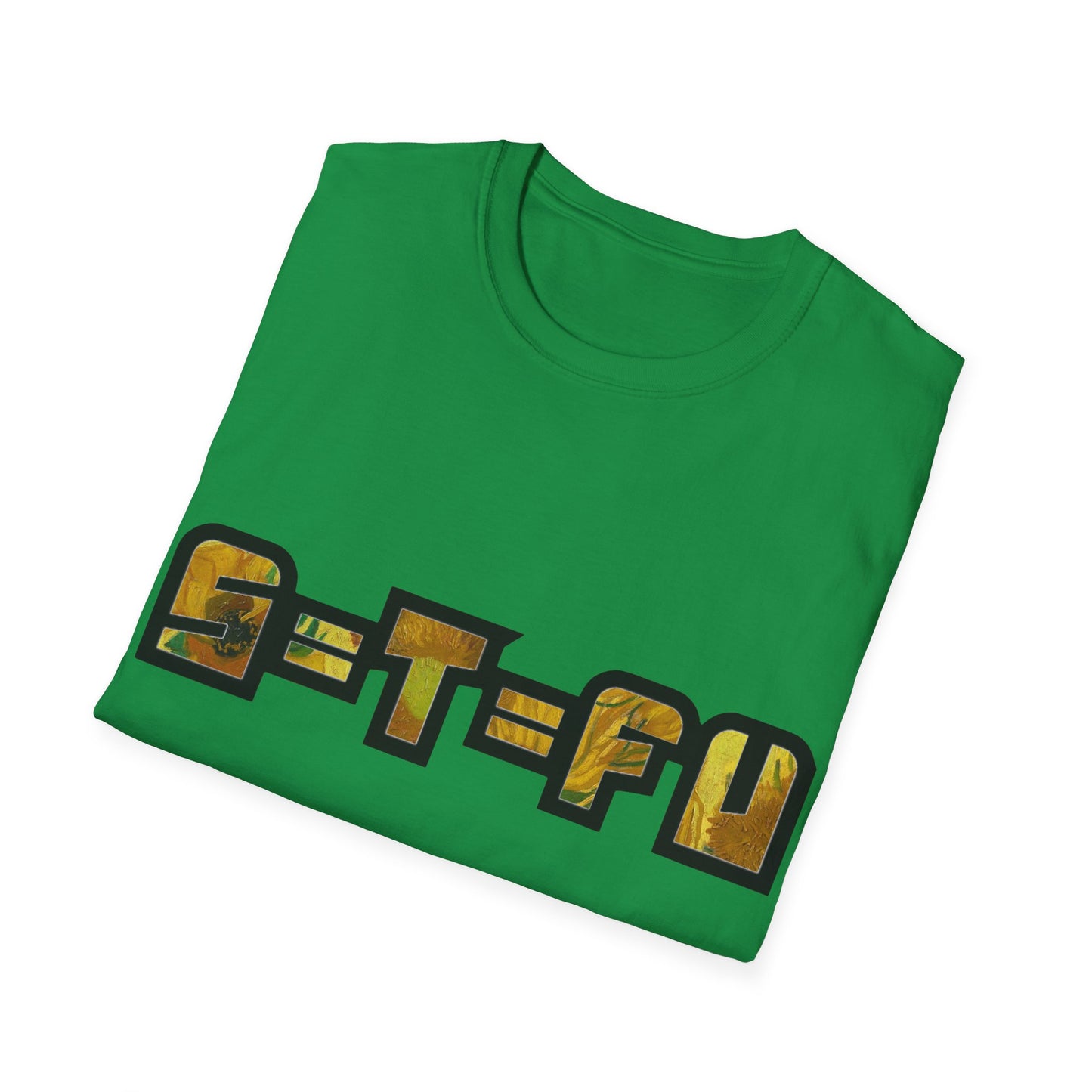 S=T=FU / 013 TBS 001 / Unisex Softstyle T-Shirt / On Brand Sunflowers