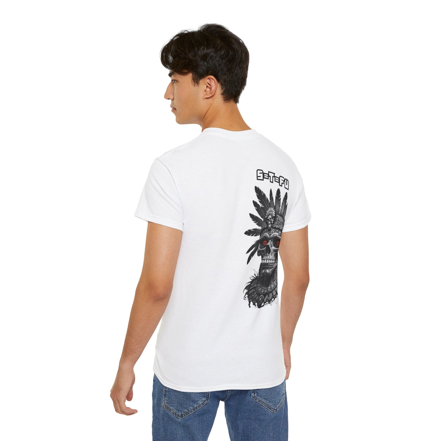 S=T=FU / 008 TSA 001 / Unisex Ultra Cotton Tee / Aztec Mictecacihuatl