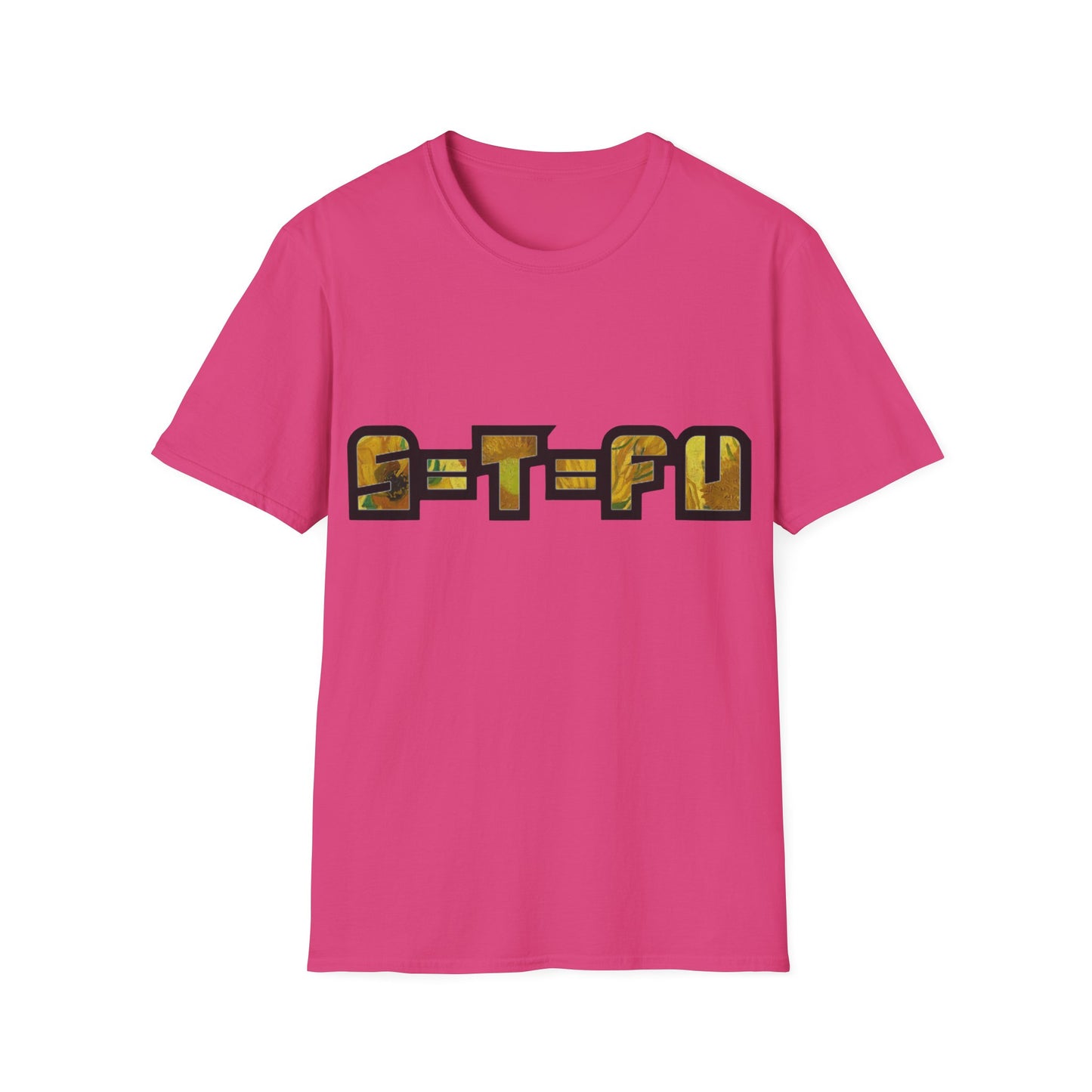 S=T=FU / 013 TBS 001 / Unisex Softstyle T-Shirt / On Brand Sunflowers