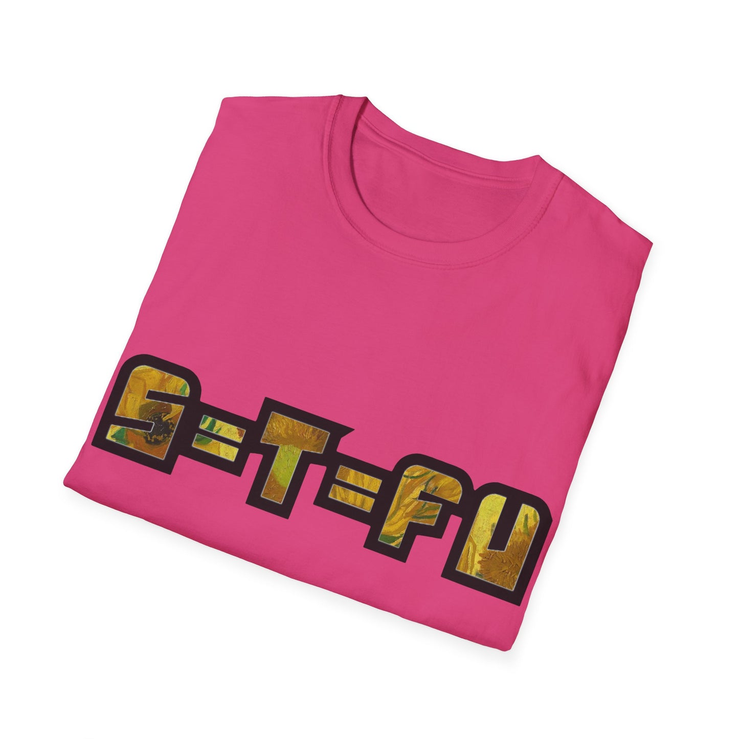 S=T=FU / 013 TBS 001 / Unisex Softstyle T-Shirt / On Brand Sunflowers