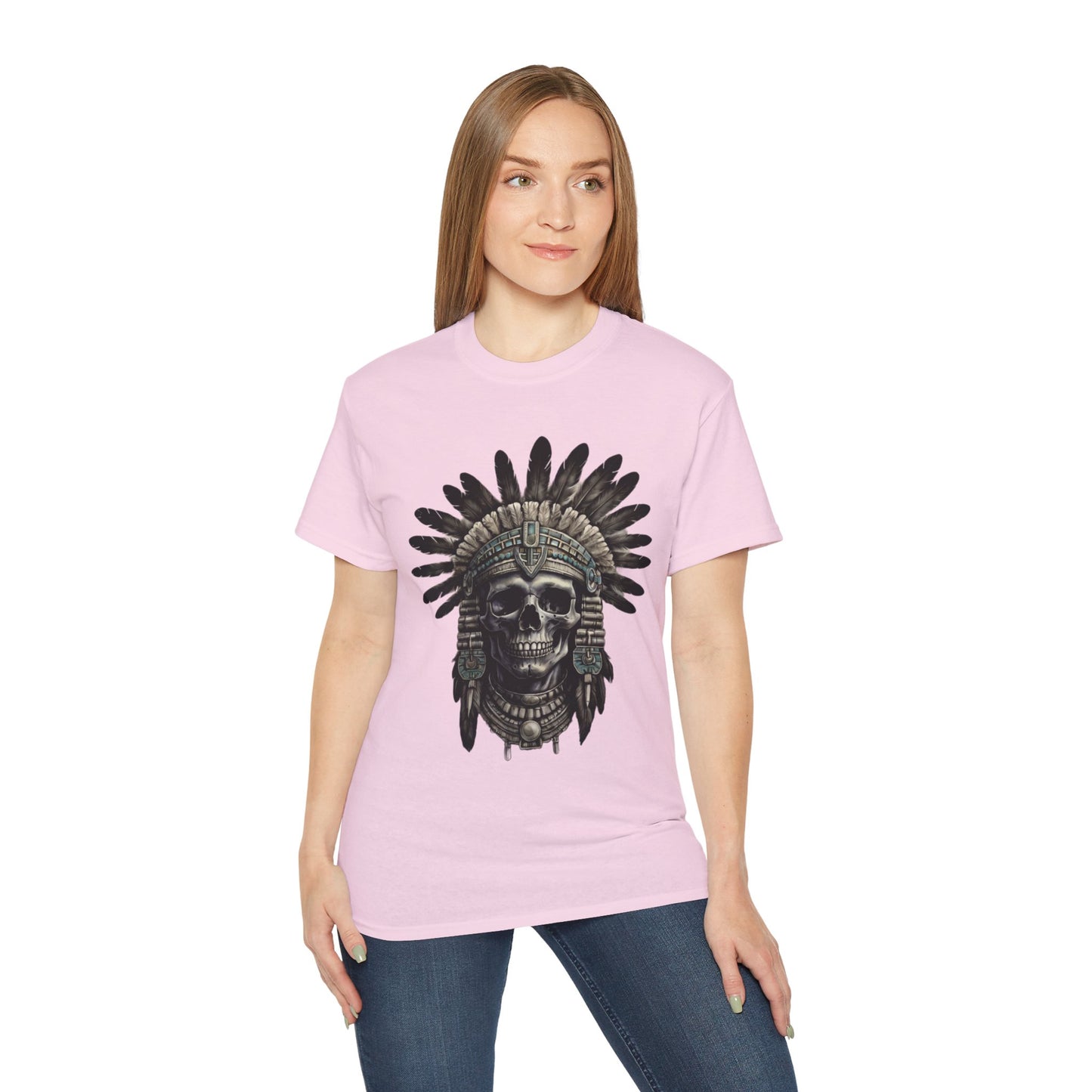 S=T=FU / 008 TSA 001 / Unisex Ultra Cotton Tee / Aztec Mictecacihuatl