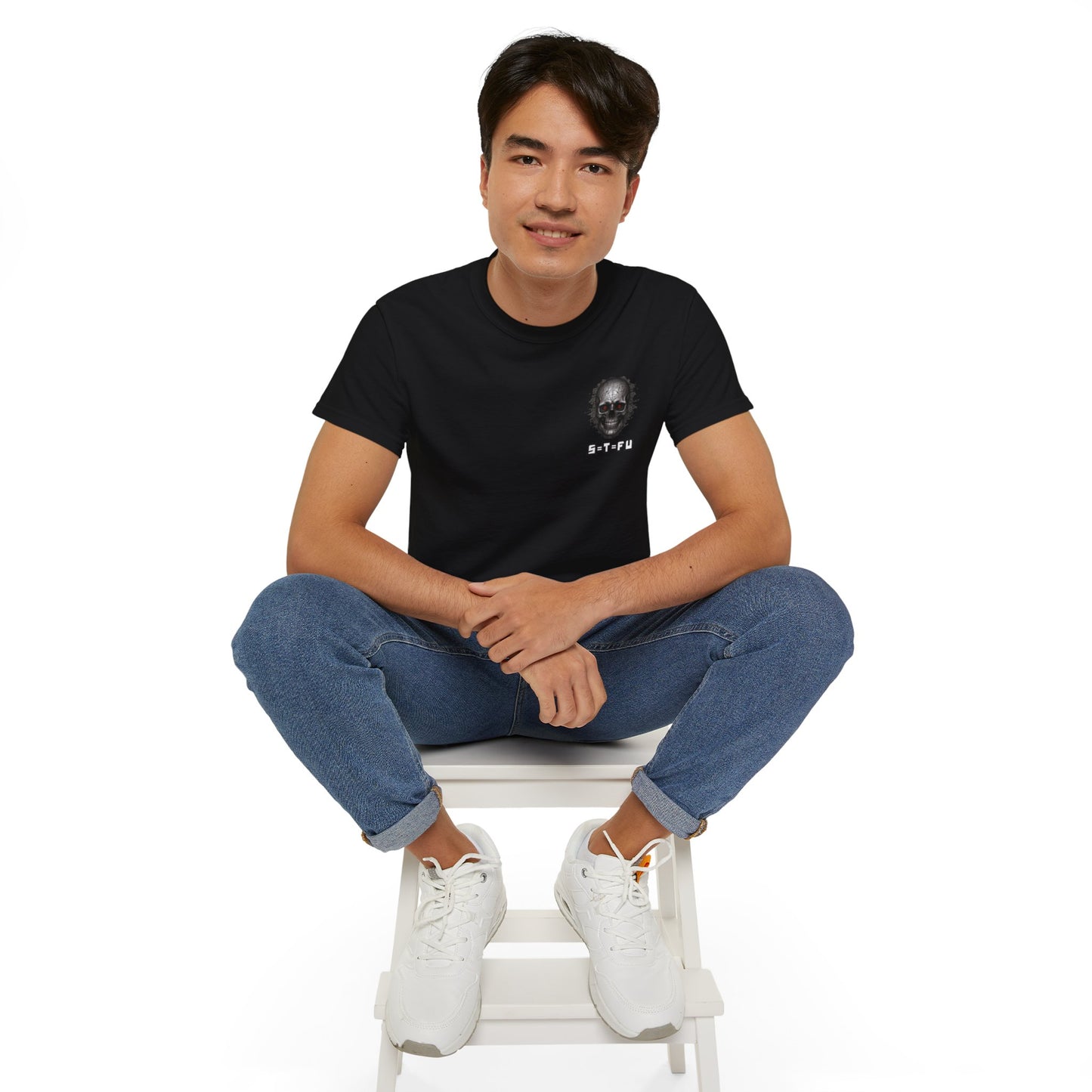 S=T=FU / 012 TSD 001 / Unisex Ultra Cotton Tee / Biker Devil Skull